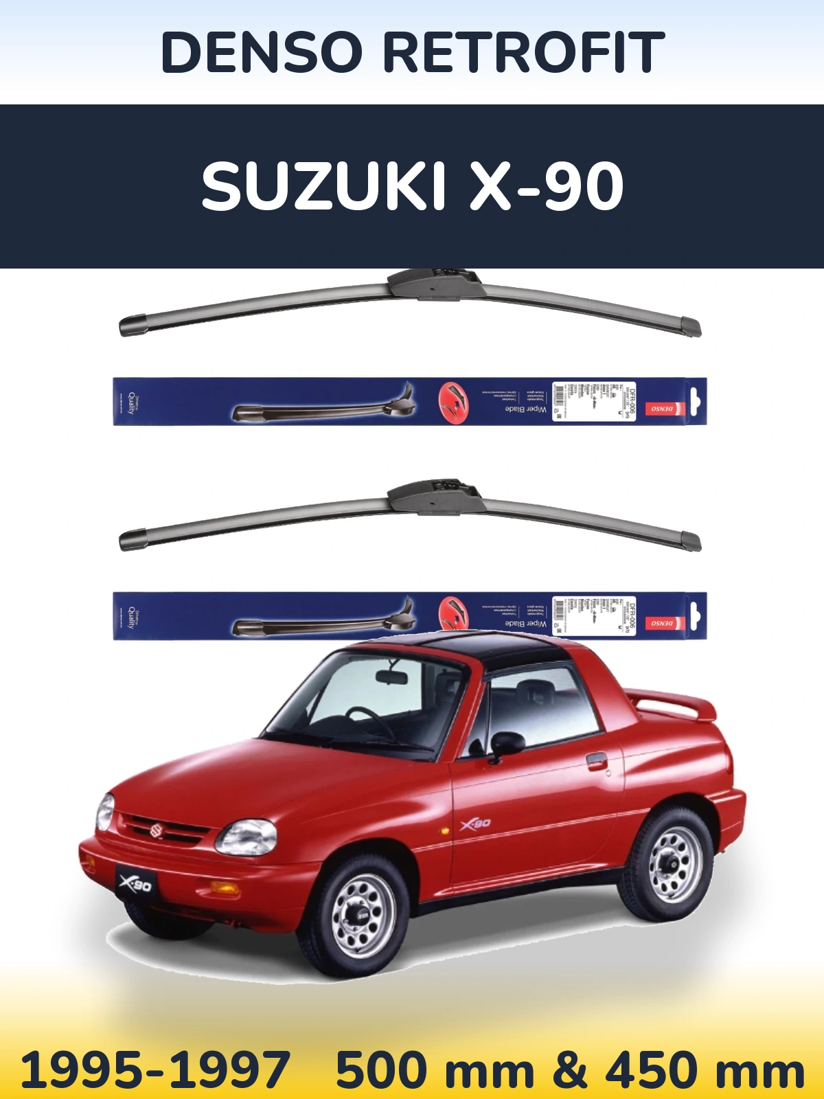 Ștergătoare Denso Retrofit pentru Suzuki X-90