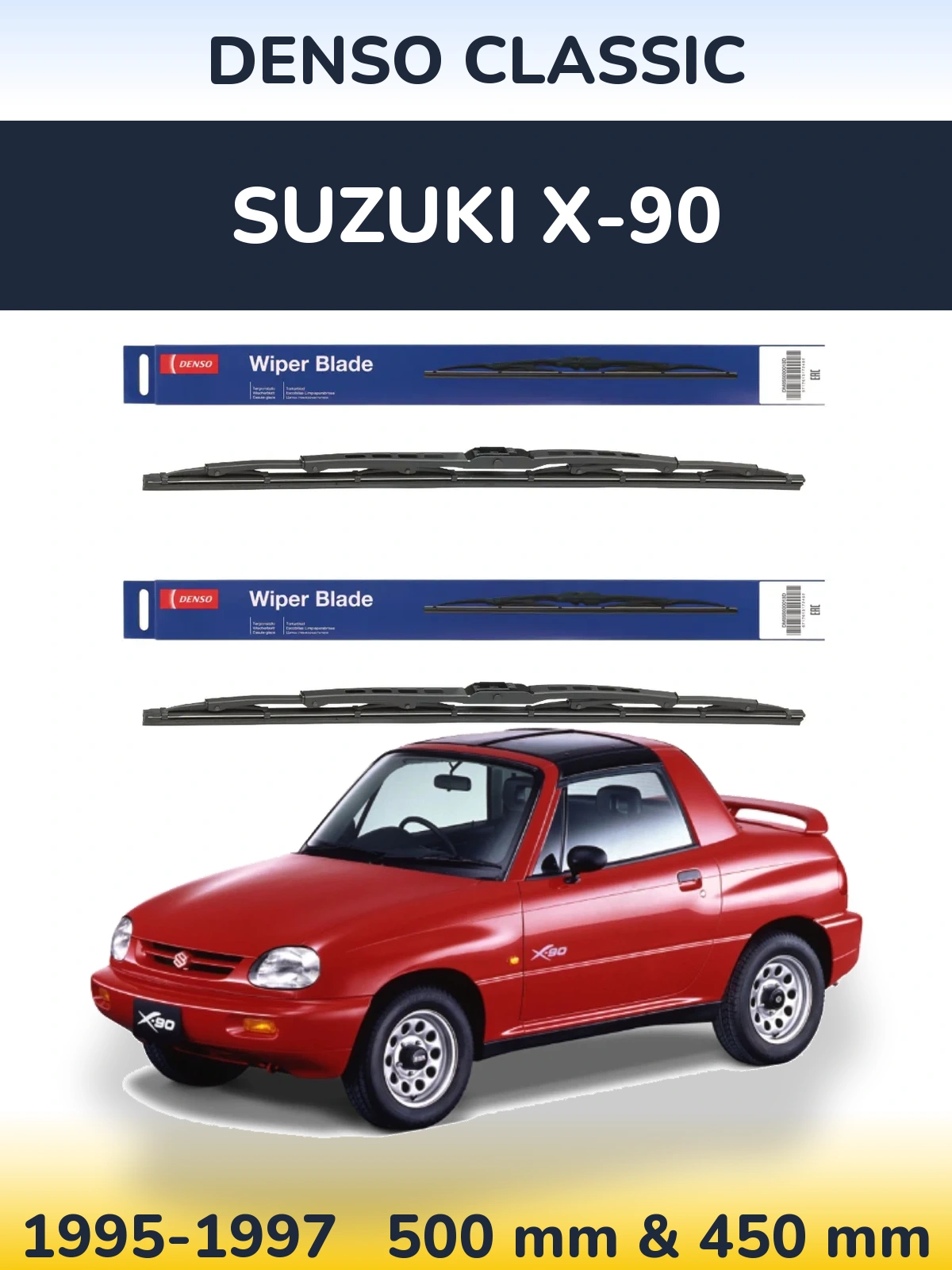 Ștergătoare Denso Classic pentru Suzuki X-90