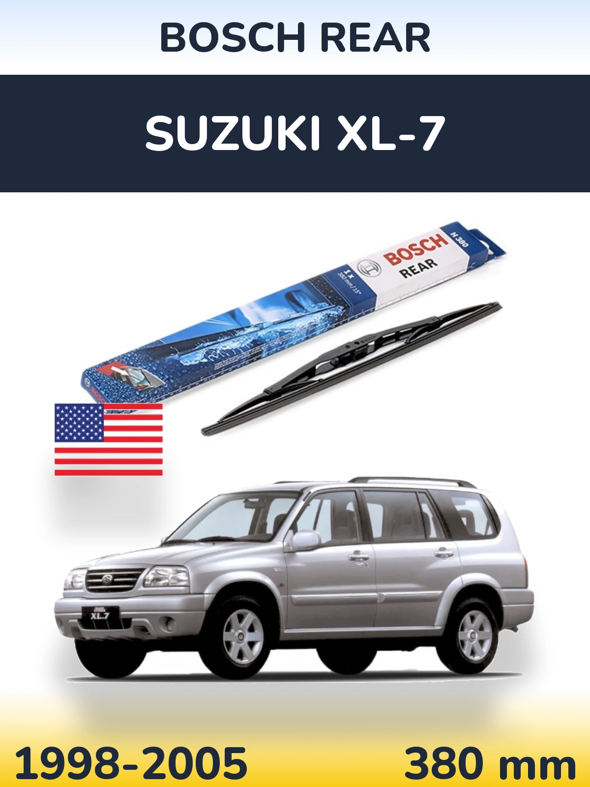 Ștergătoare BOSCH Rear pentru Suzuki XL-7