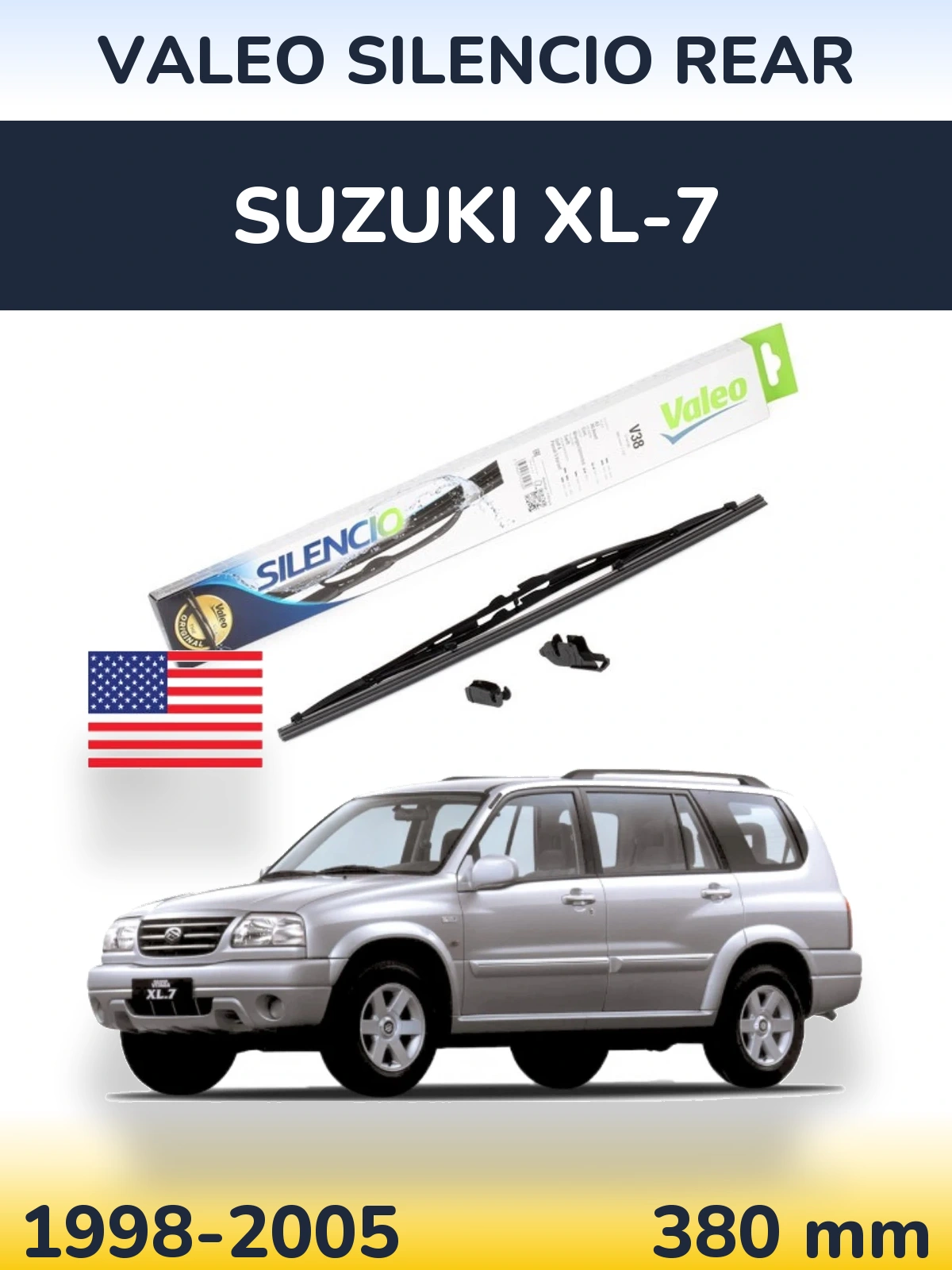 Ștergătoare Valeo Silencio Rear pentru Suzuki XL-7