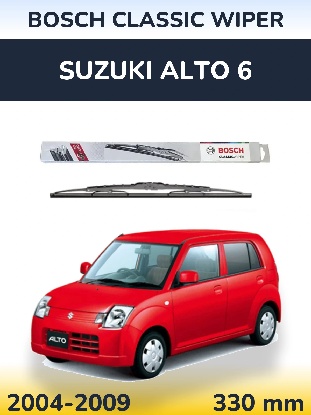 Ștergătoare BOSCH Classic Wiper pentru Suzuki Alto 6