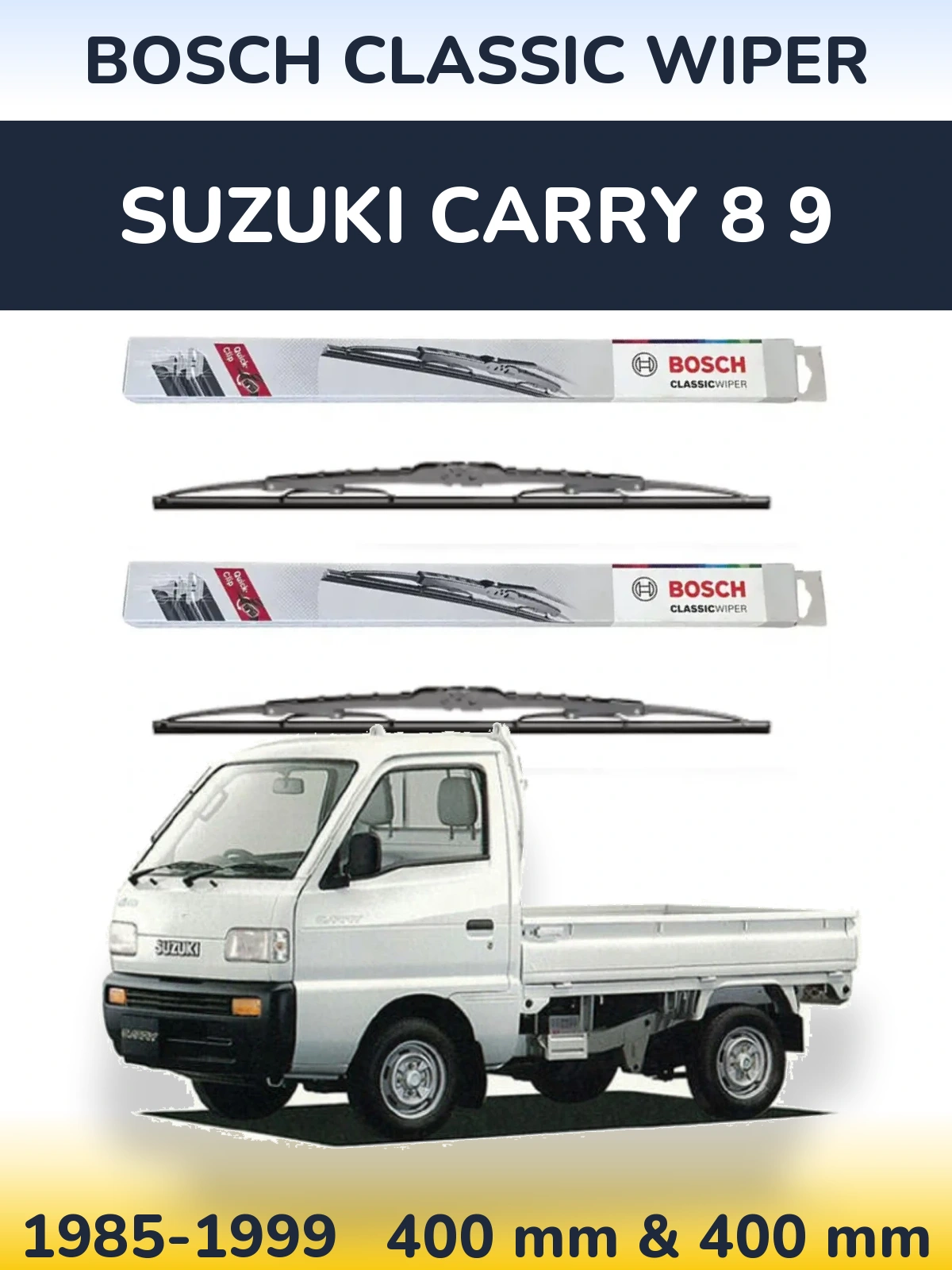 Ștergătoare BOSCH Classic Wiper pentru Suzuki Carry 8 9