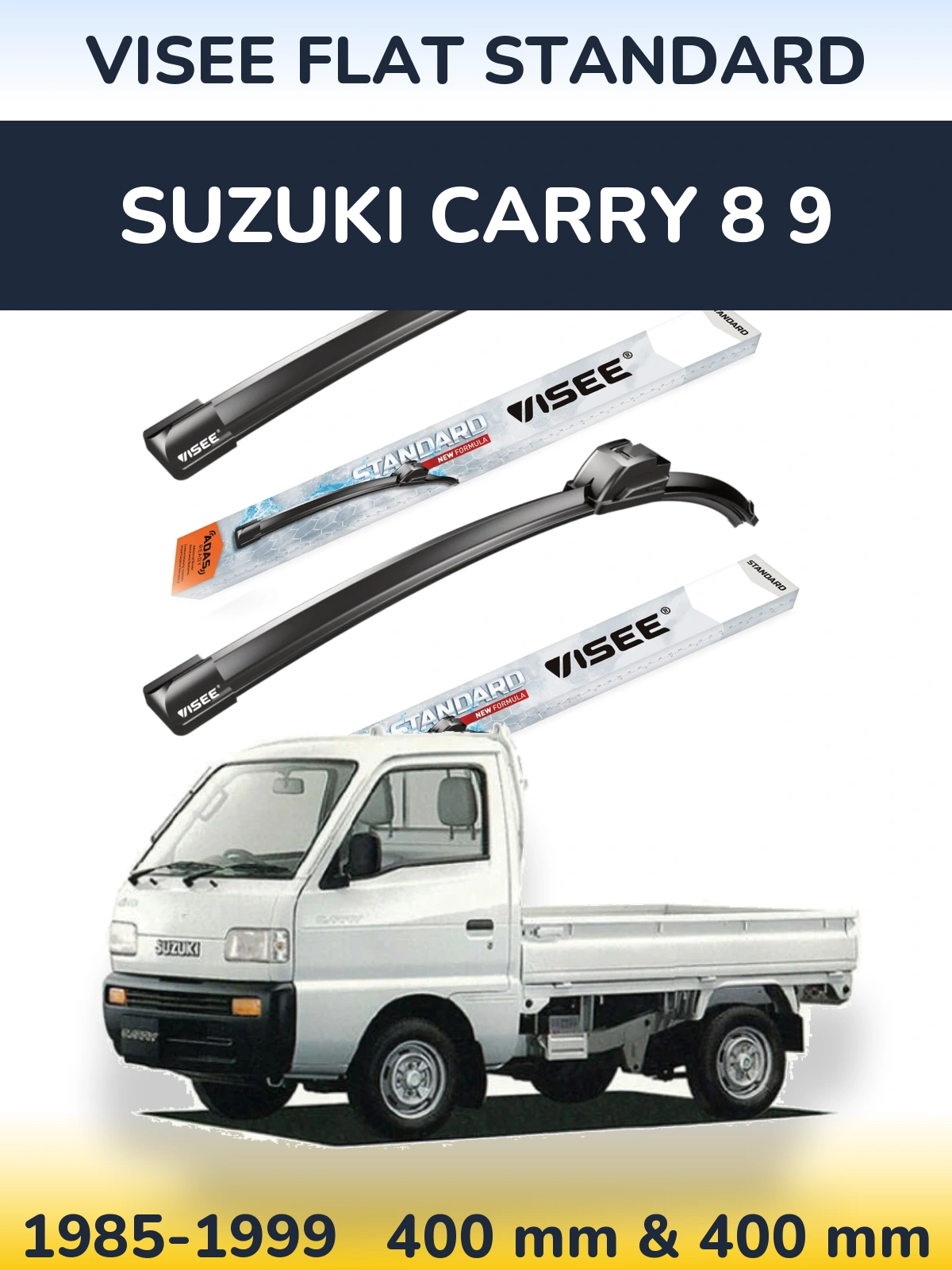 Ștergătoare VISEE FLAT STANDARD pentru Suzuki Carry 8 9
