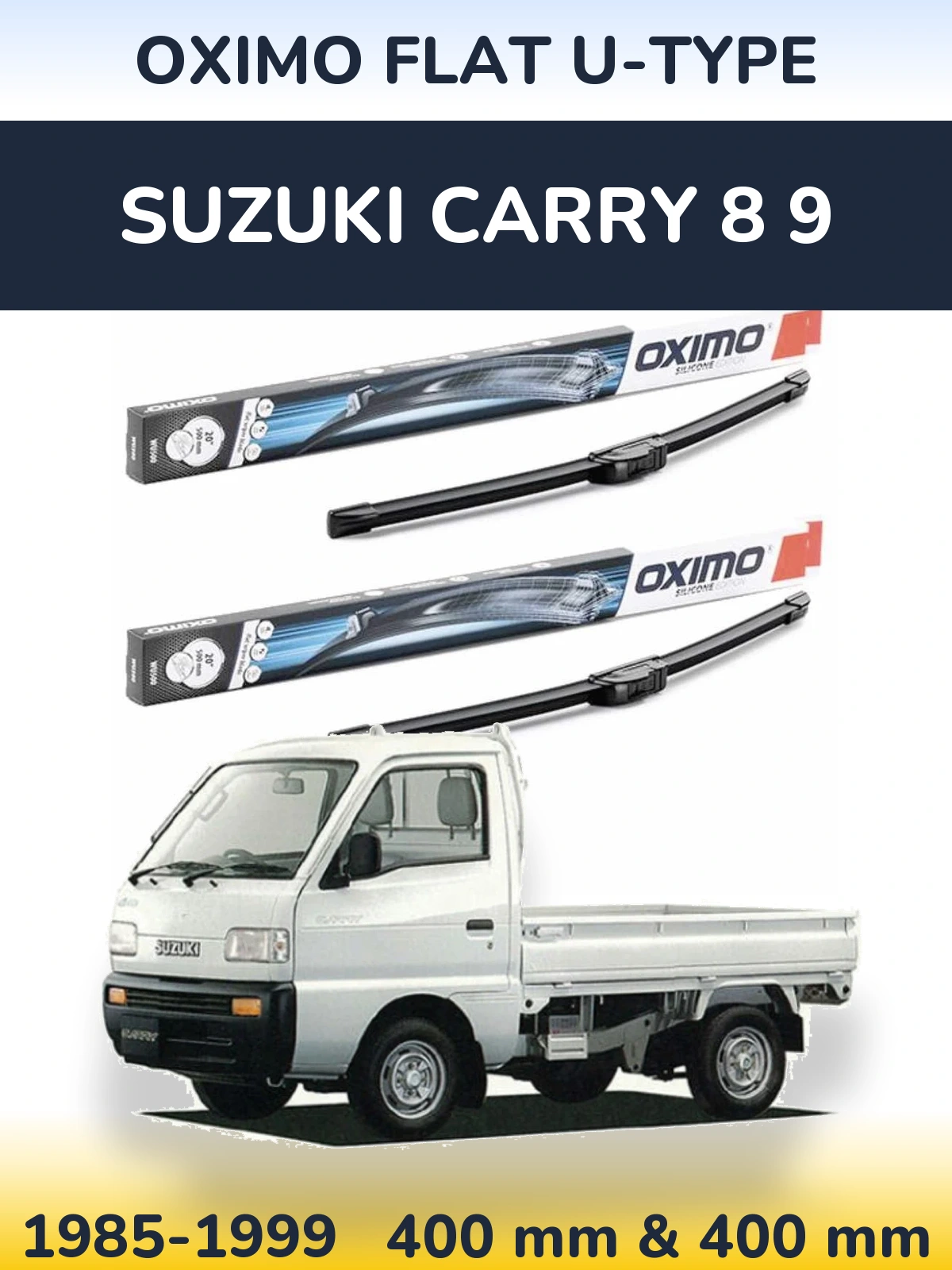 Ștergătoare Oximo Flat U-type pentru Suzuki Carry 8 9