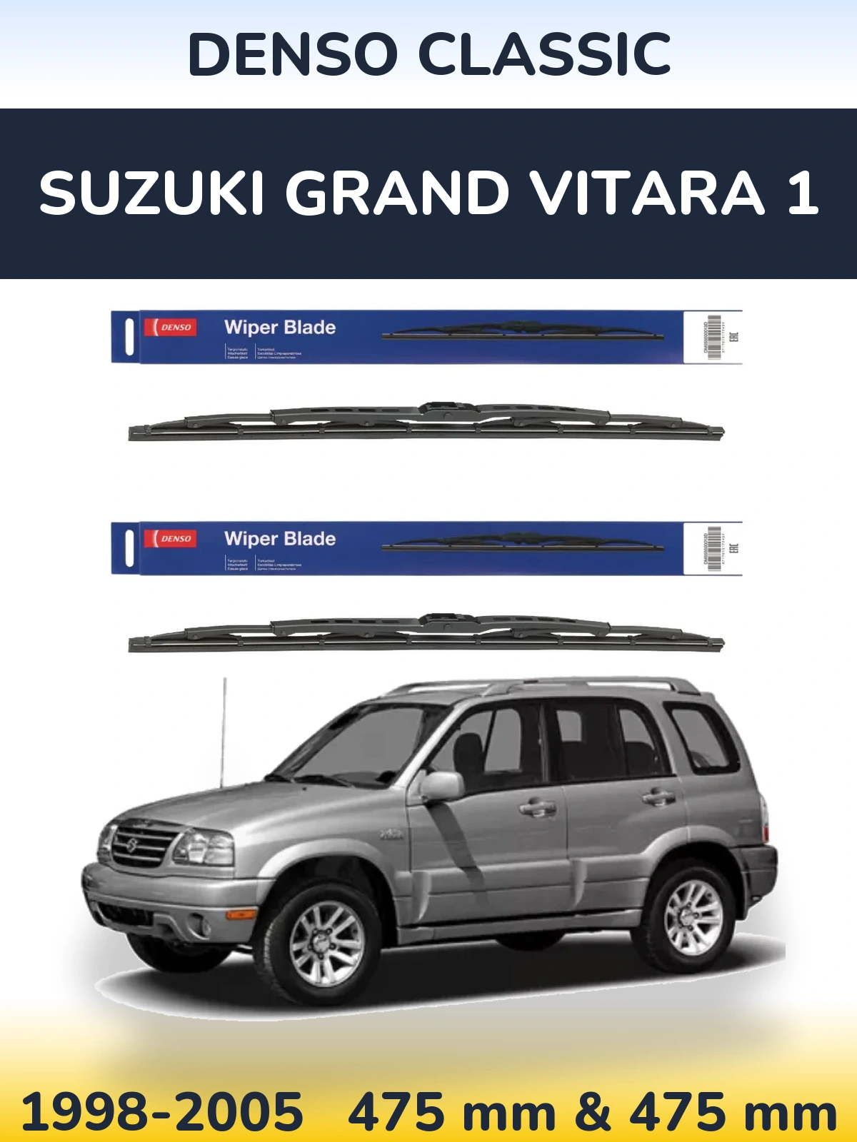 Ștergătoare Denso Classic pentru Suzuki Grand Vitara 1