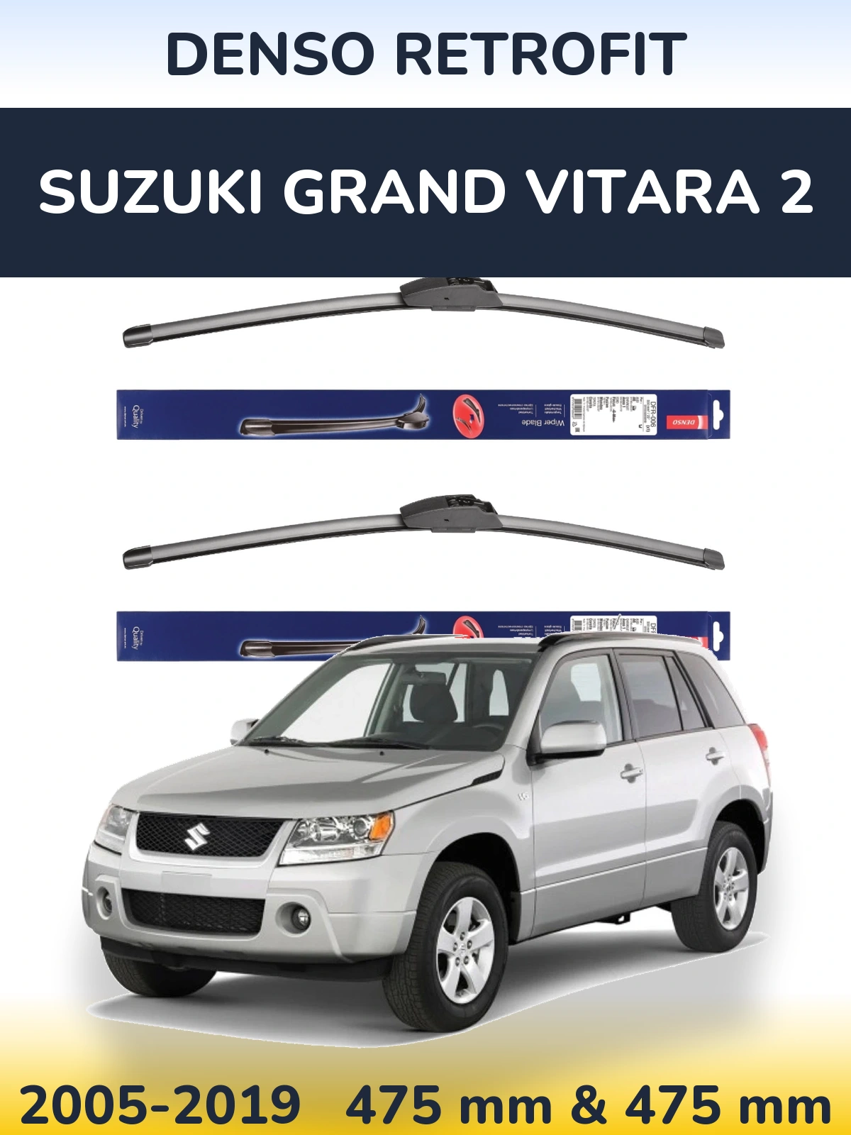 Ștergătoare Denso Retrofit pentru Suzuki Grand Vitara 2