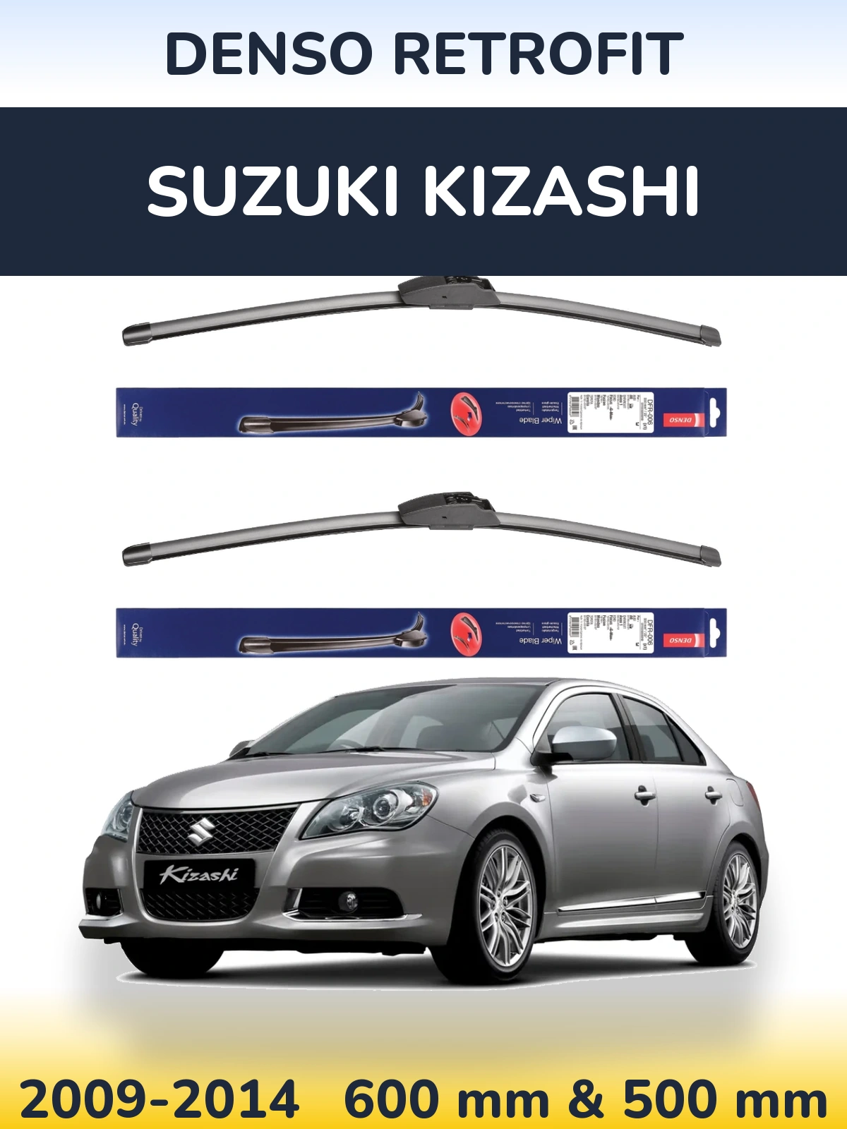 Ștergătoare Denso Retrofit pentru Suzuki Kizashi