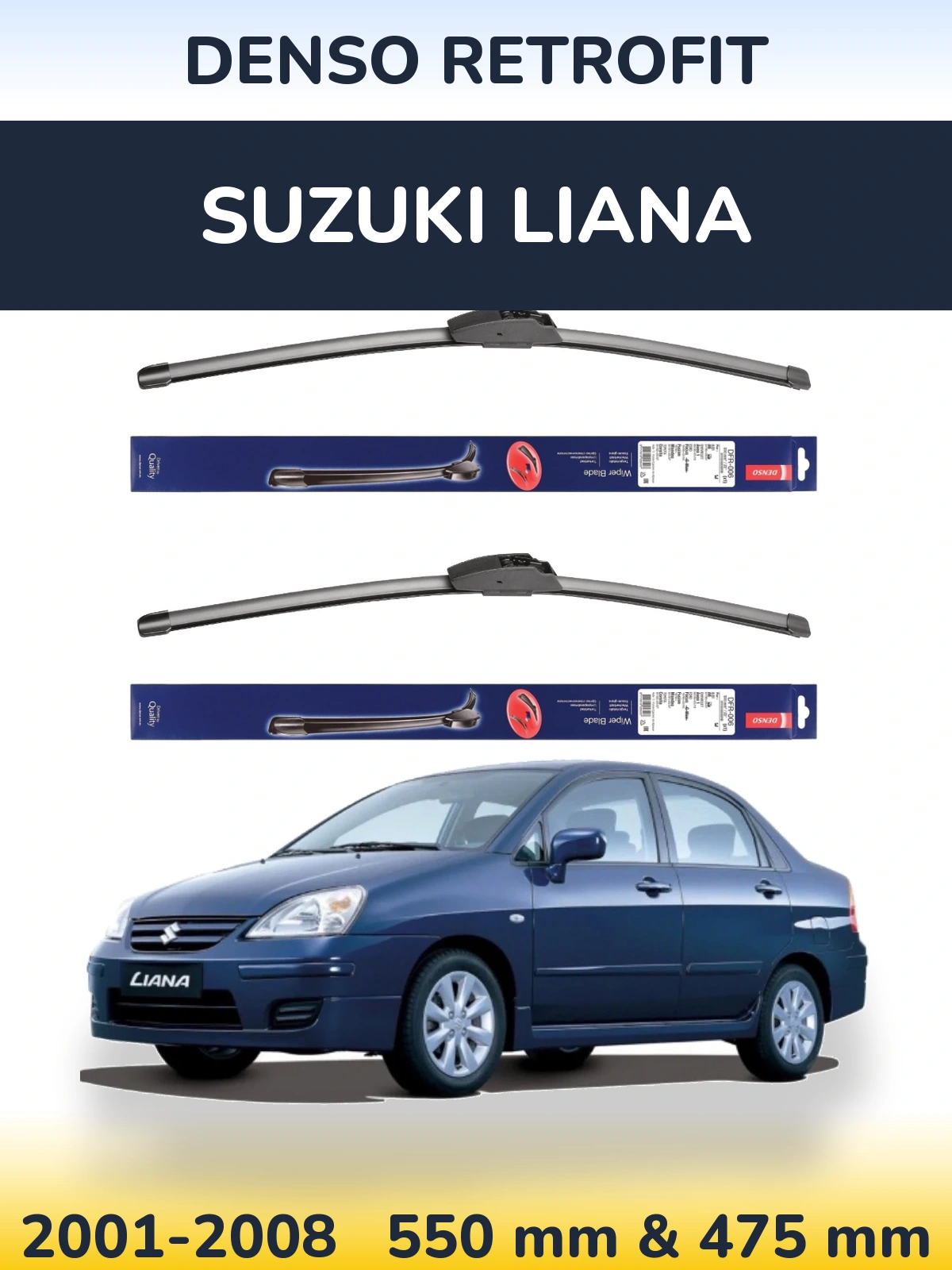 Ștergătoare Denso Retrofit pentru Suzuki Liana