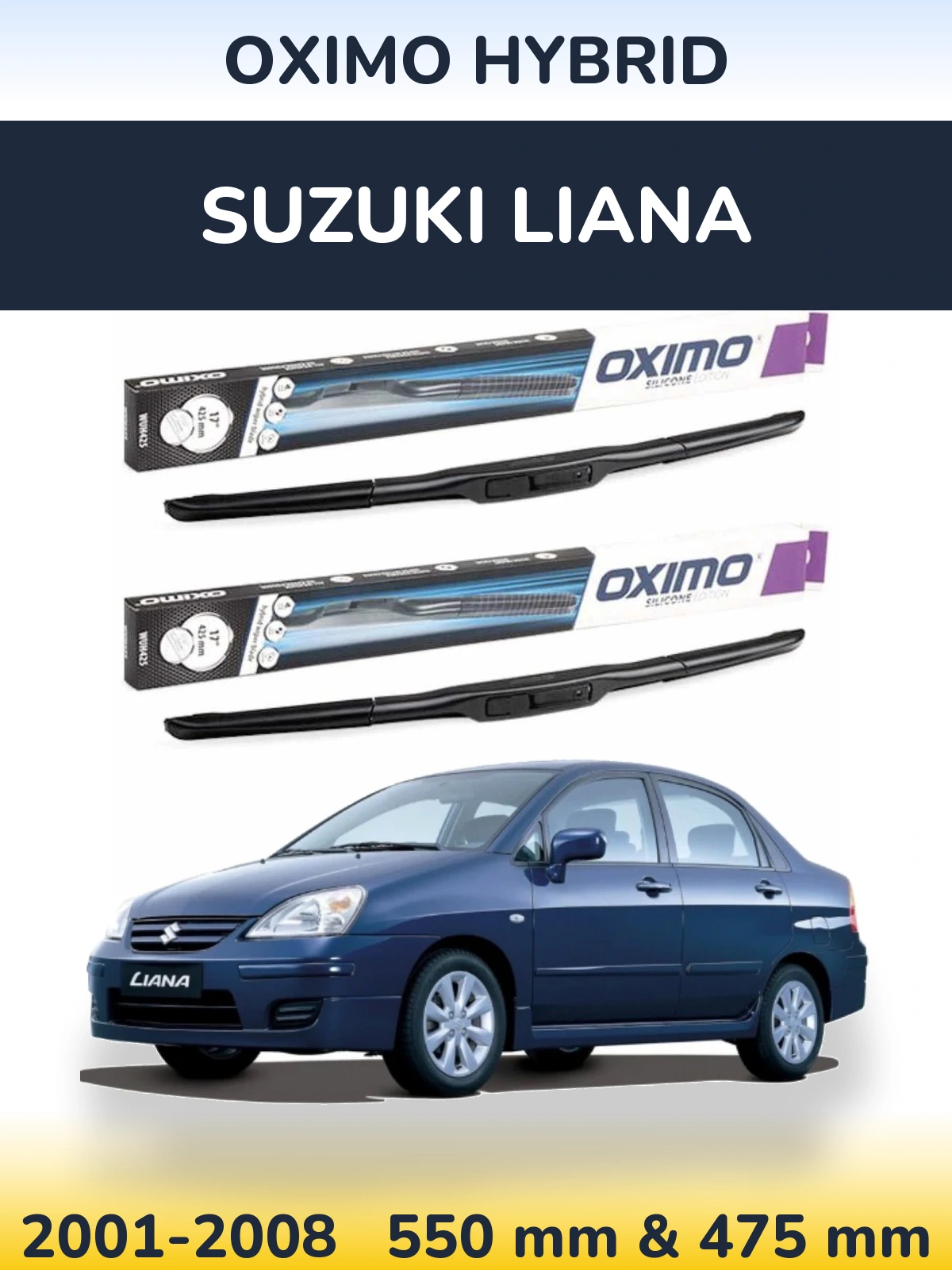 Ștergătoare Oximo Hybrid pentru Suzuki Liana