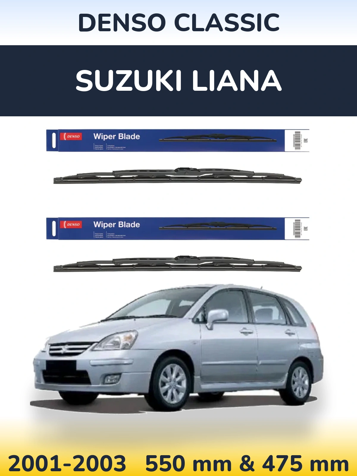 Ștergătoare Denso Classic pentru Suzuki Liana