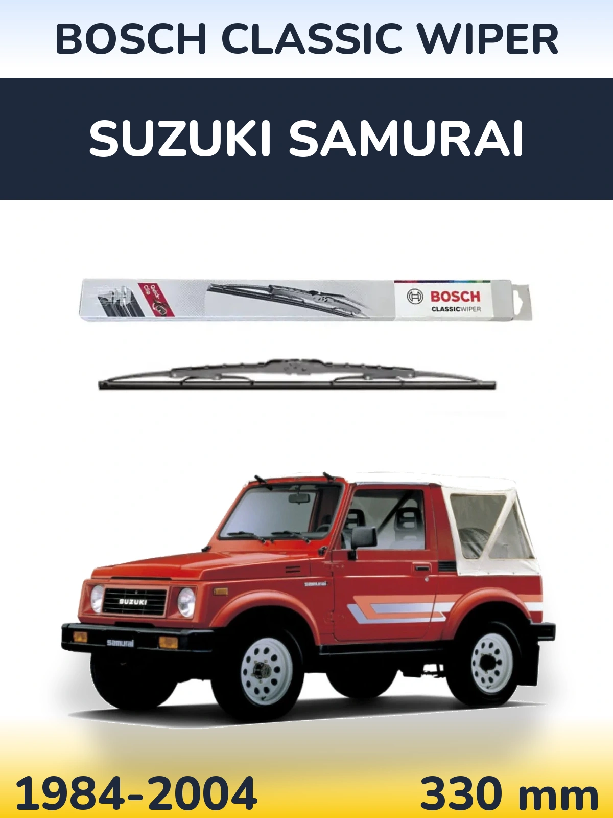 Ștergătoare BOSCH Classic Wiper pentru Suzuki Samurai