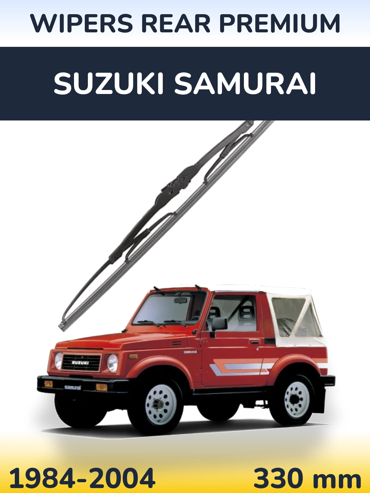 Ștergătoare WIPERS REAR PREMIUM pentru Suzuki Samurai