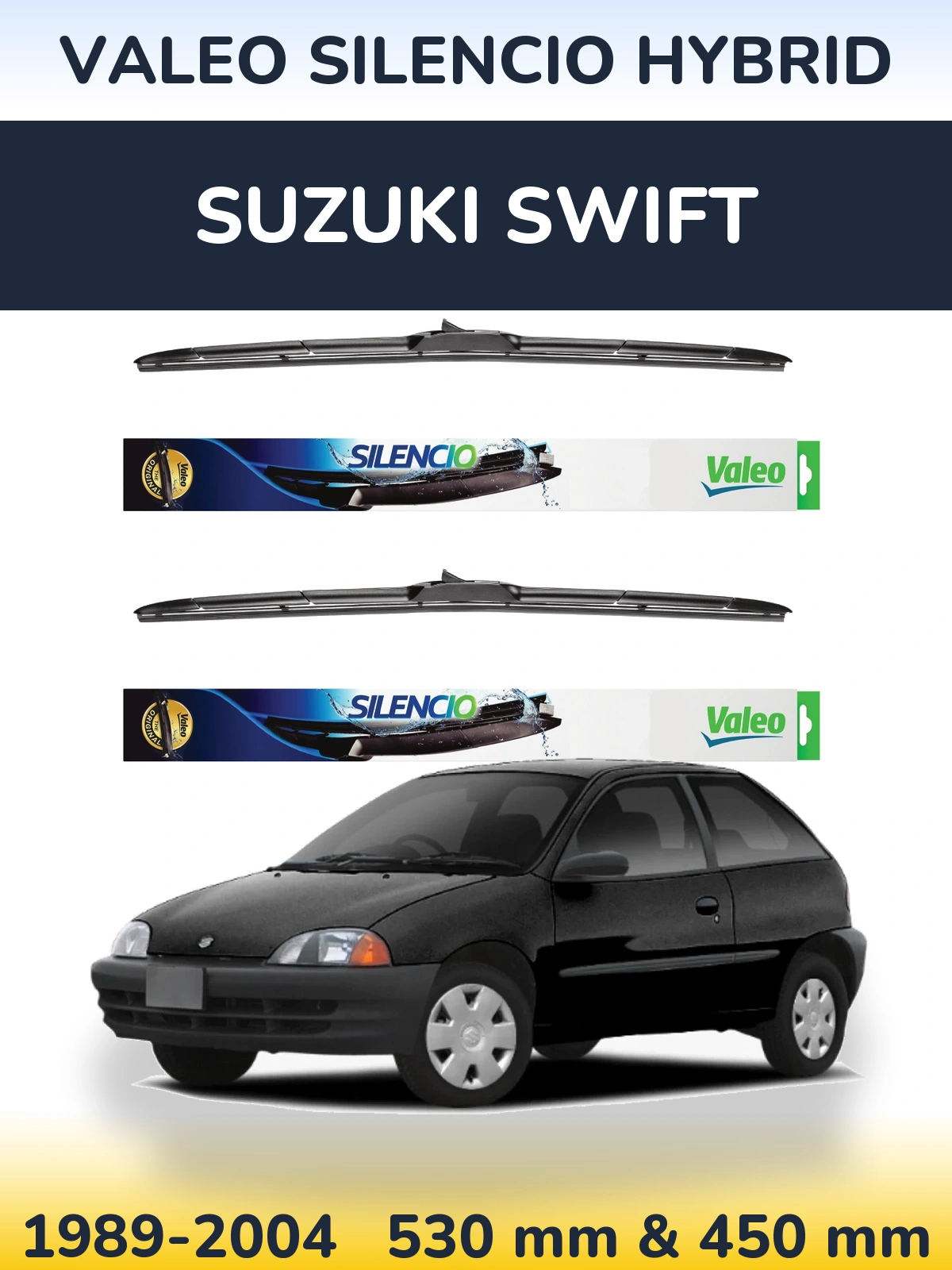 Ștergătoare Valeo Silencio Hybrid pentru Suzuki Swift