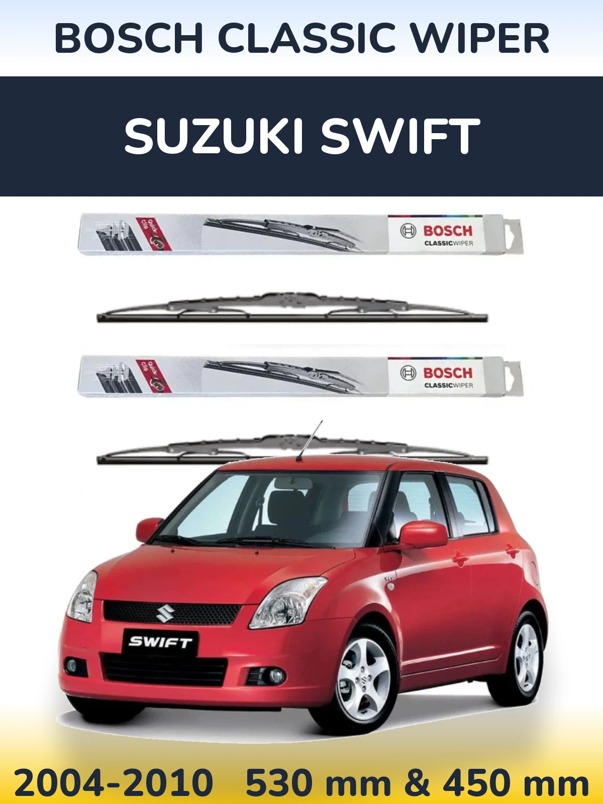 Ștergătoare BOSCH Classic Wiper pentru Suzuki Swift