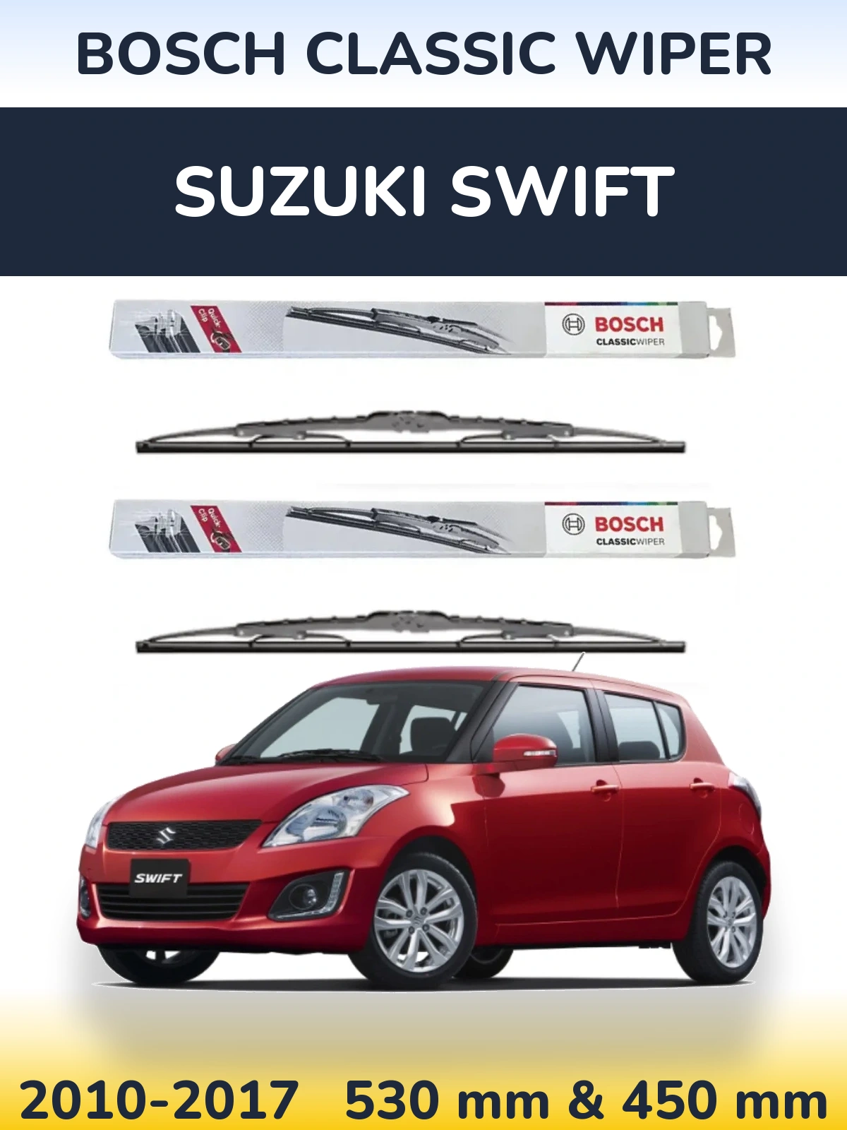 Ștergătoare BOSCH Classic Wiper pentru Suzuki Swift