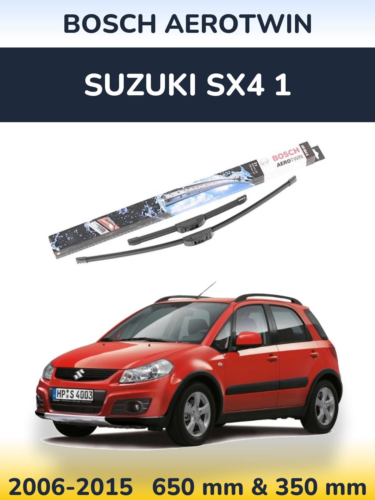 Ștergătoare BOSCH AeroTwin pentru Suzuki SX4 1