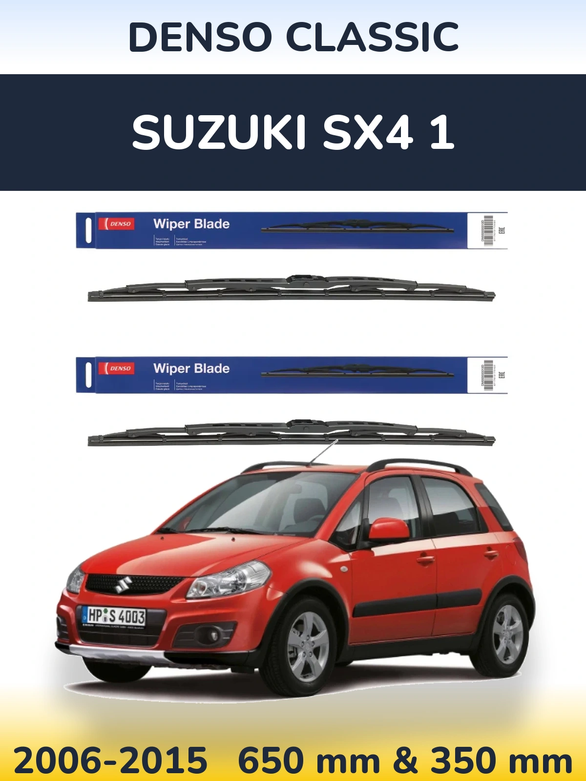 Ștergătoare Denso Classic pentru Suzuki SX4 1