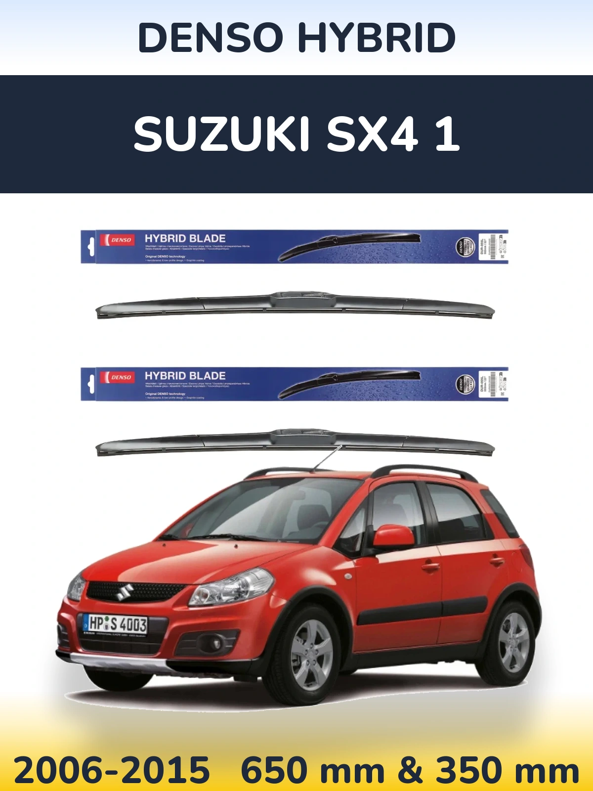 Ștergătoare Denso Hybrid pentru Suzuki SX4 1