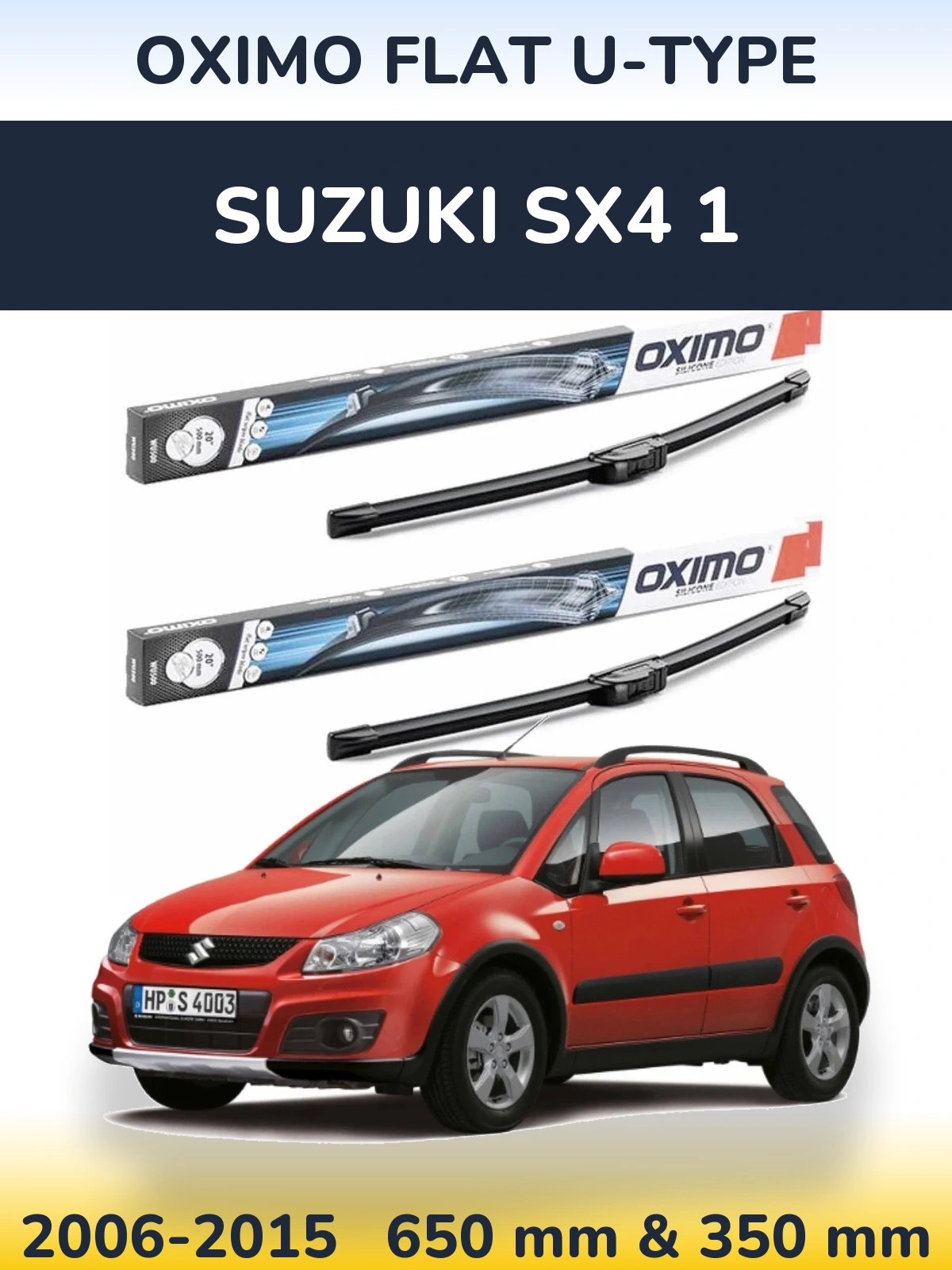 Ștergătoare Oximo Flat U-type pentru Suzuki SX4 1