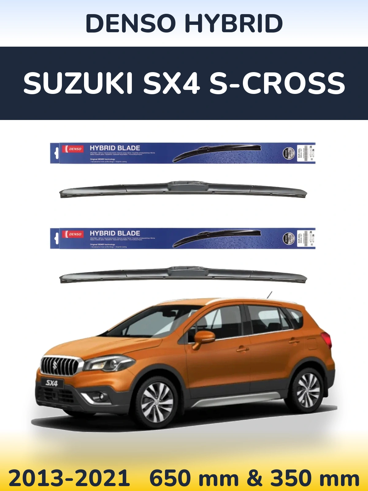 Ștergătoare Denso Hybrid pentru Suzuki SX4 S-Cross