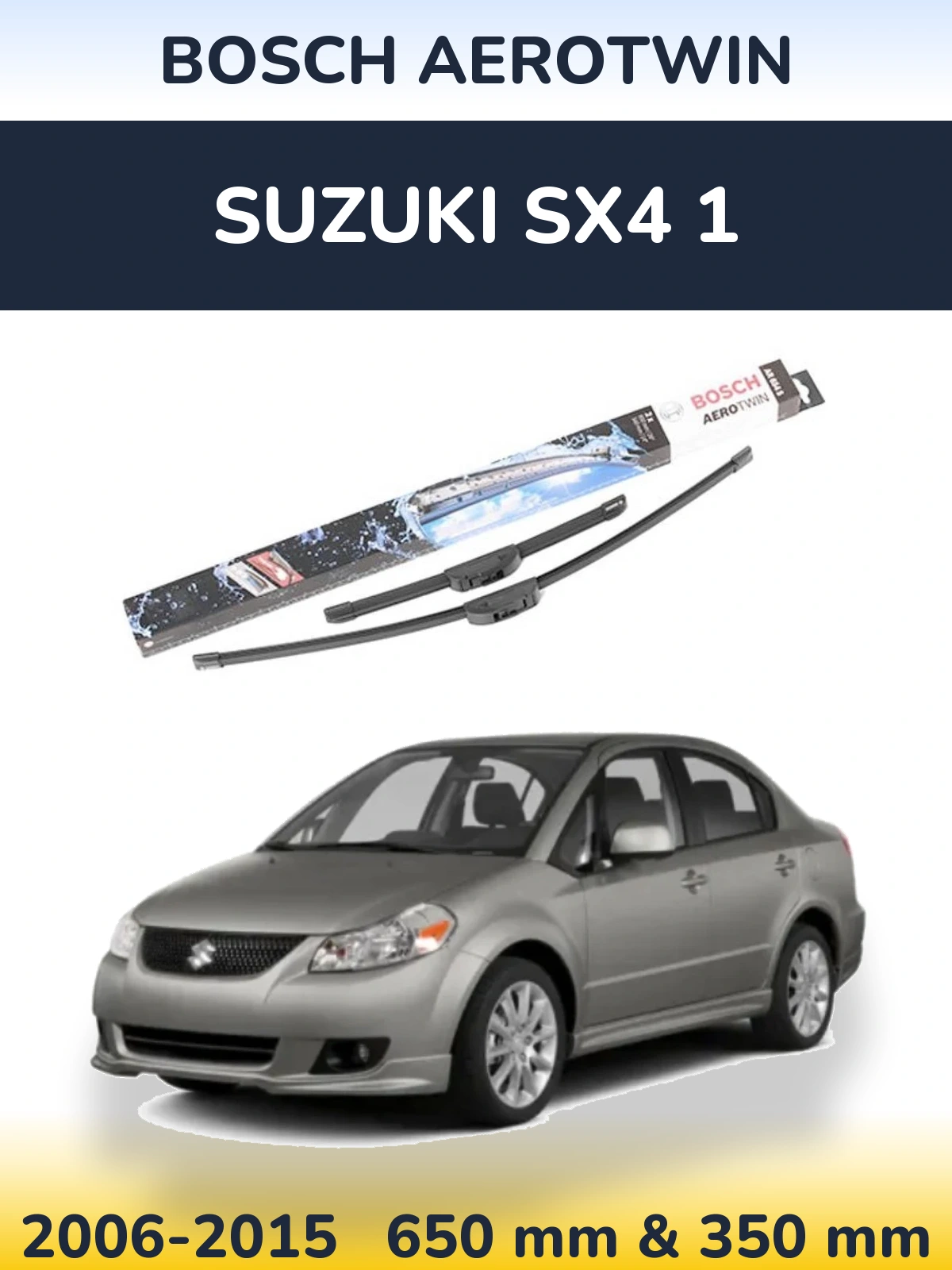 Ștergătoare BOSCH AeroTwin pentru Suzuki SX4 1