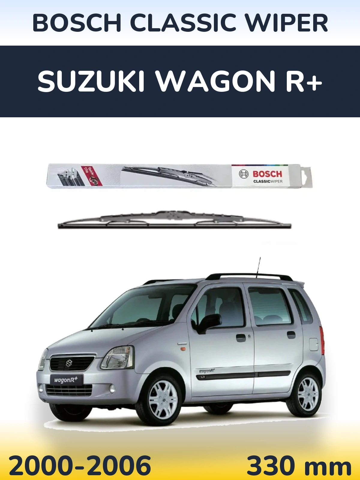 Ștergătoare BOSCH Classic Wiper pentru Suzuki Wagon R+
