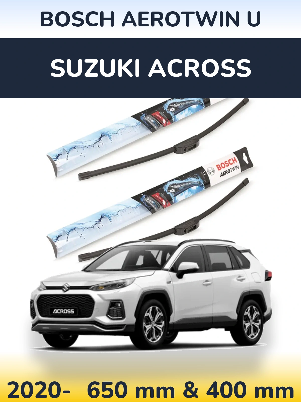Ștergătoare BOSCH AeroTwin U pentru Suzuki Across