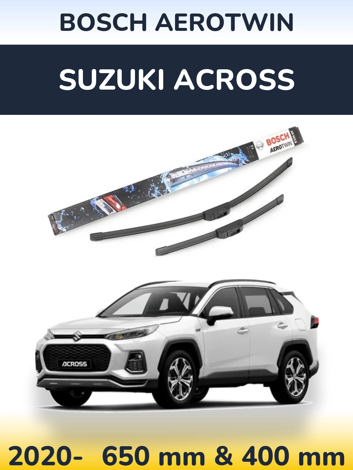 Ștergătoare BOSCH AeroTwin pentru Suzuki Across