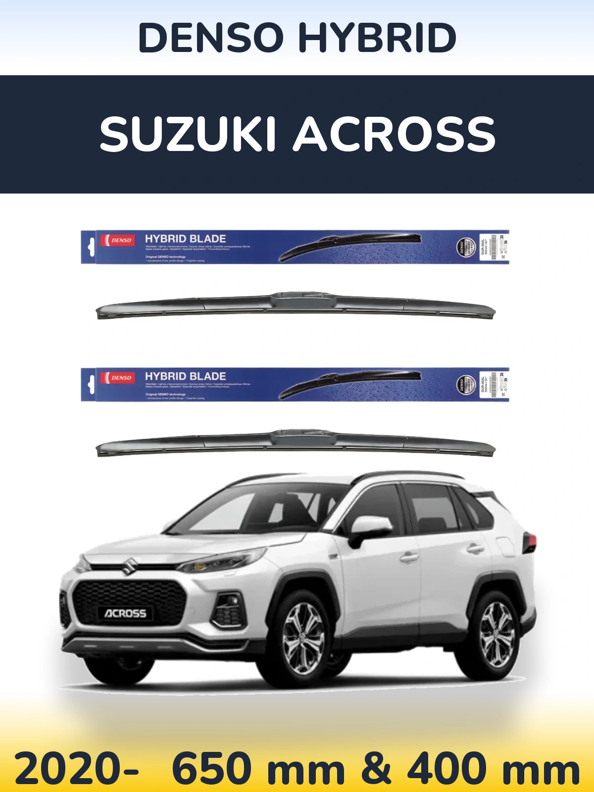 Ștergătoare Denso Hybrid pentru Suzuki Across