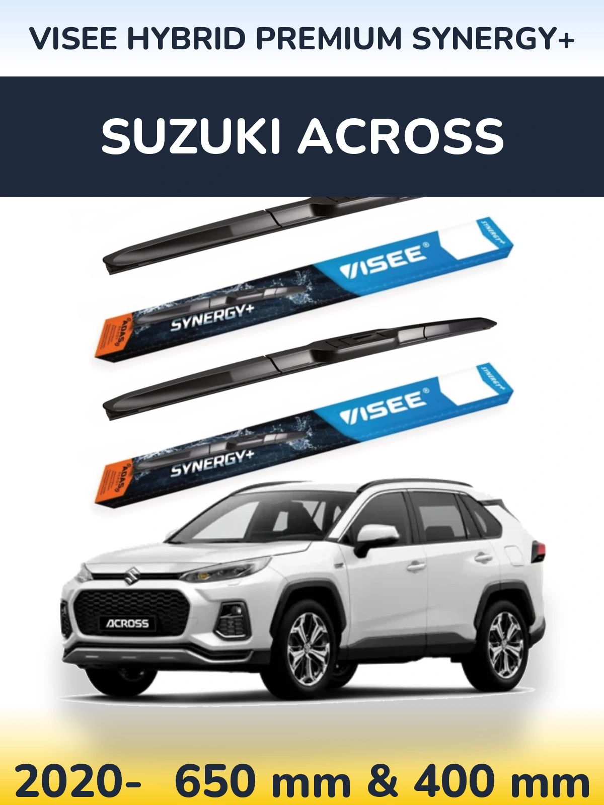 Ștergătoare VISEE HYBRID PREMIUM SYNERGY+ pentru Suzuki Across