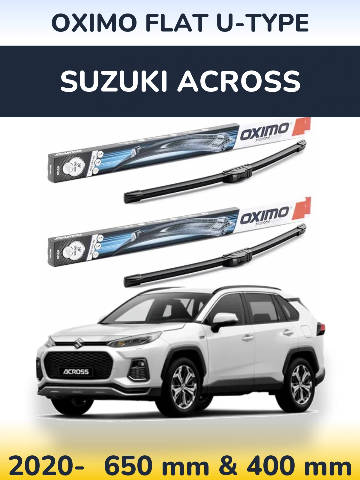 Ștergătoare Oximo Flat U-type pentru Suzuki Across