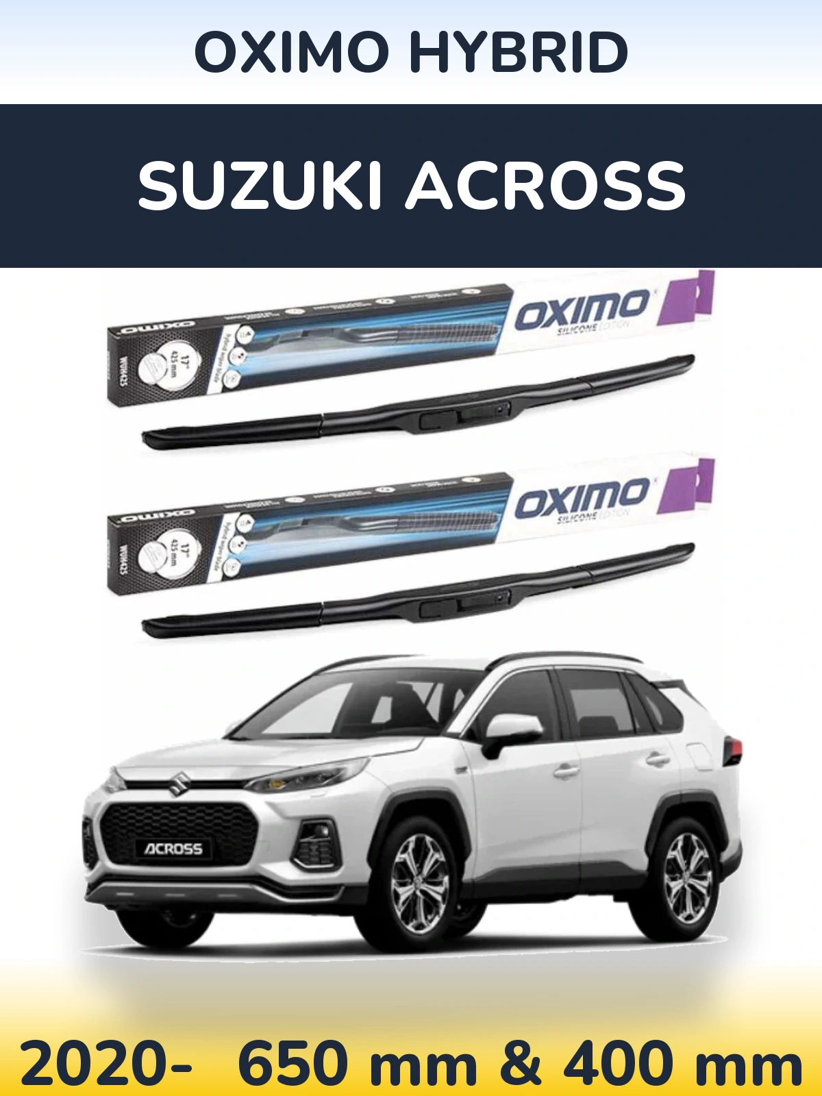 Ștergătoare Oximo Hybrid pentru Suzuki Across