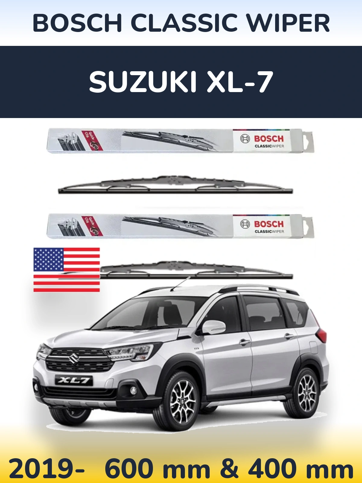 Ștergătoare BOSCH Classic Wiper pentru Suzuki XL-7