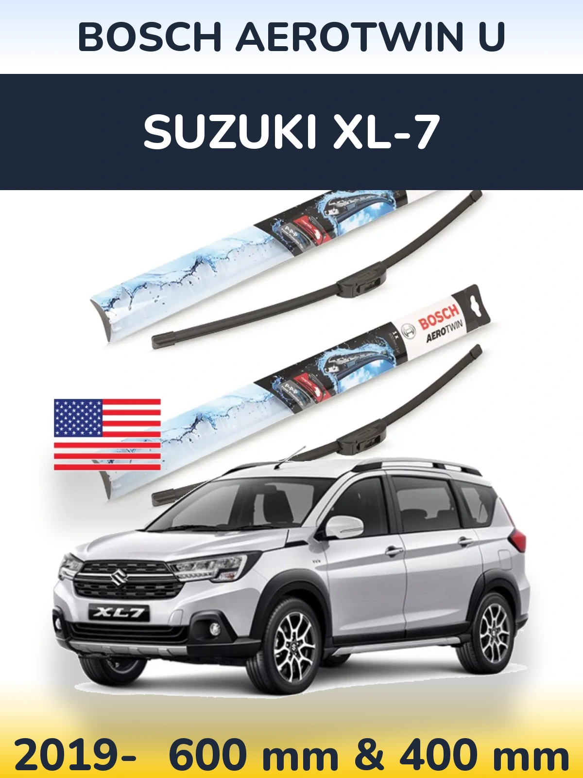 Ștergătoare BOSCH AeroTwin U pentru Suzuki XL-7