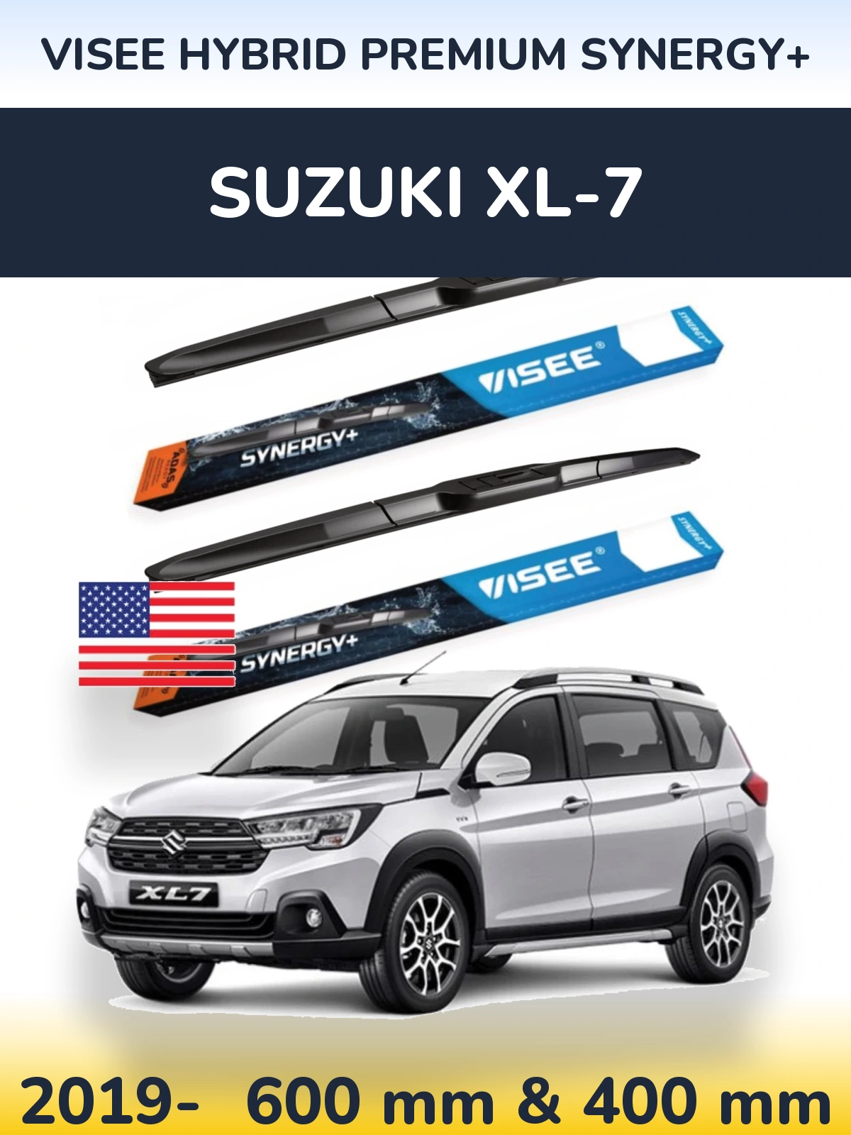 Ștergătoare VISEE HYBRID PREMIUM SYNERGY+ pentru Suzuki XL-7