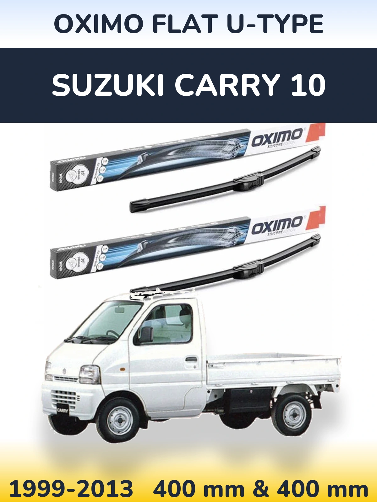 Ștergătoare Oximo Flat U-type pentru Suzuki Carry 10