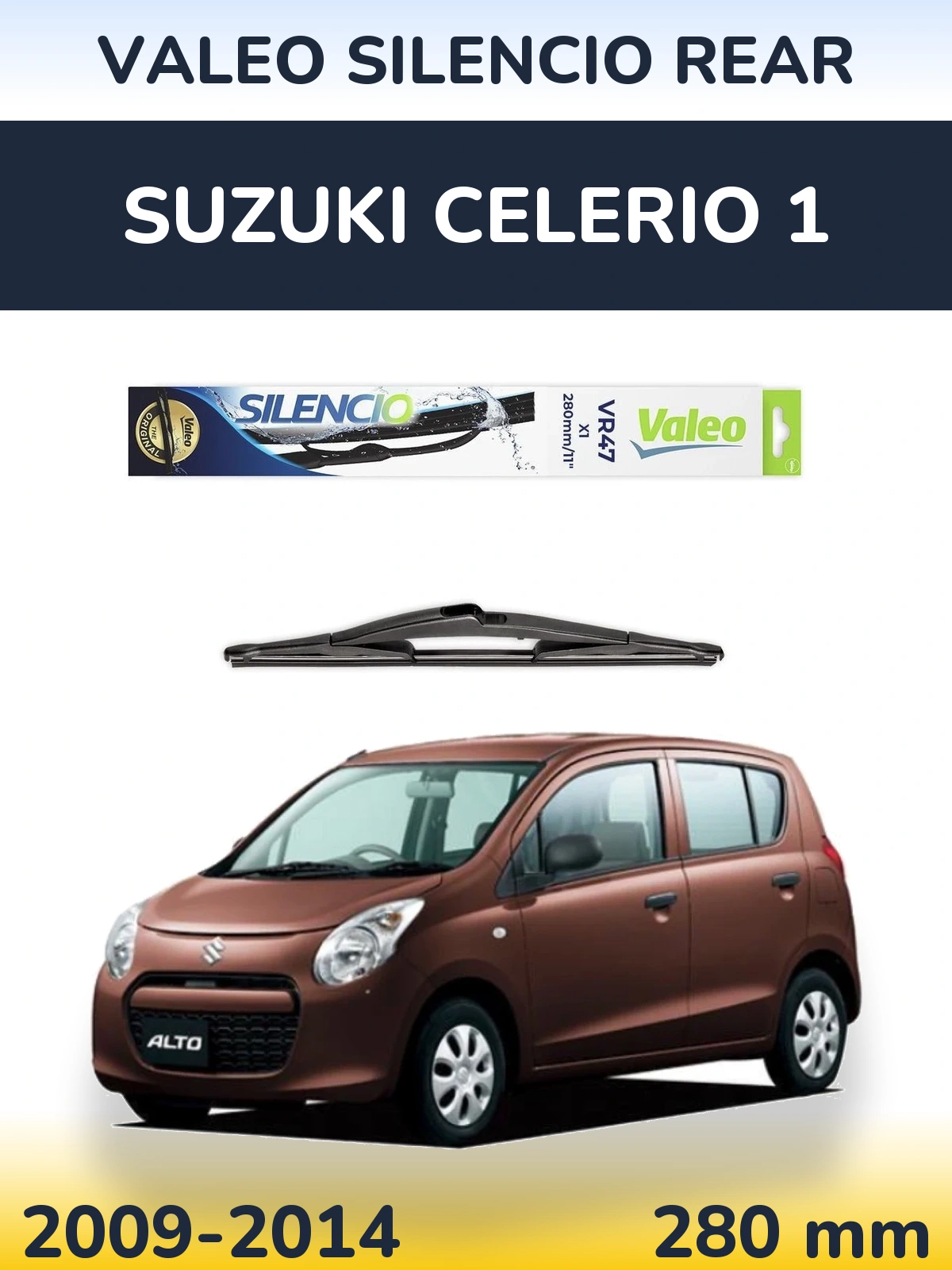 Ștergătoare Valeo Silencio Rear pentru Suzuki Celerio 1