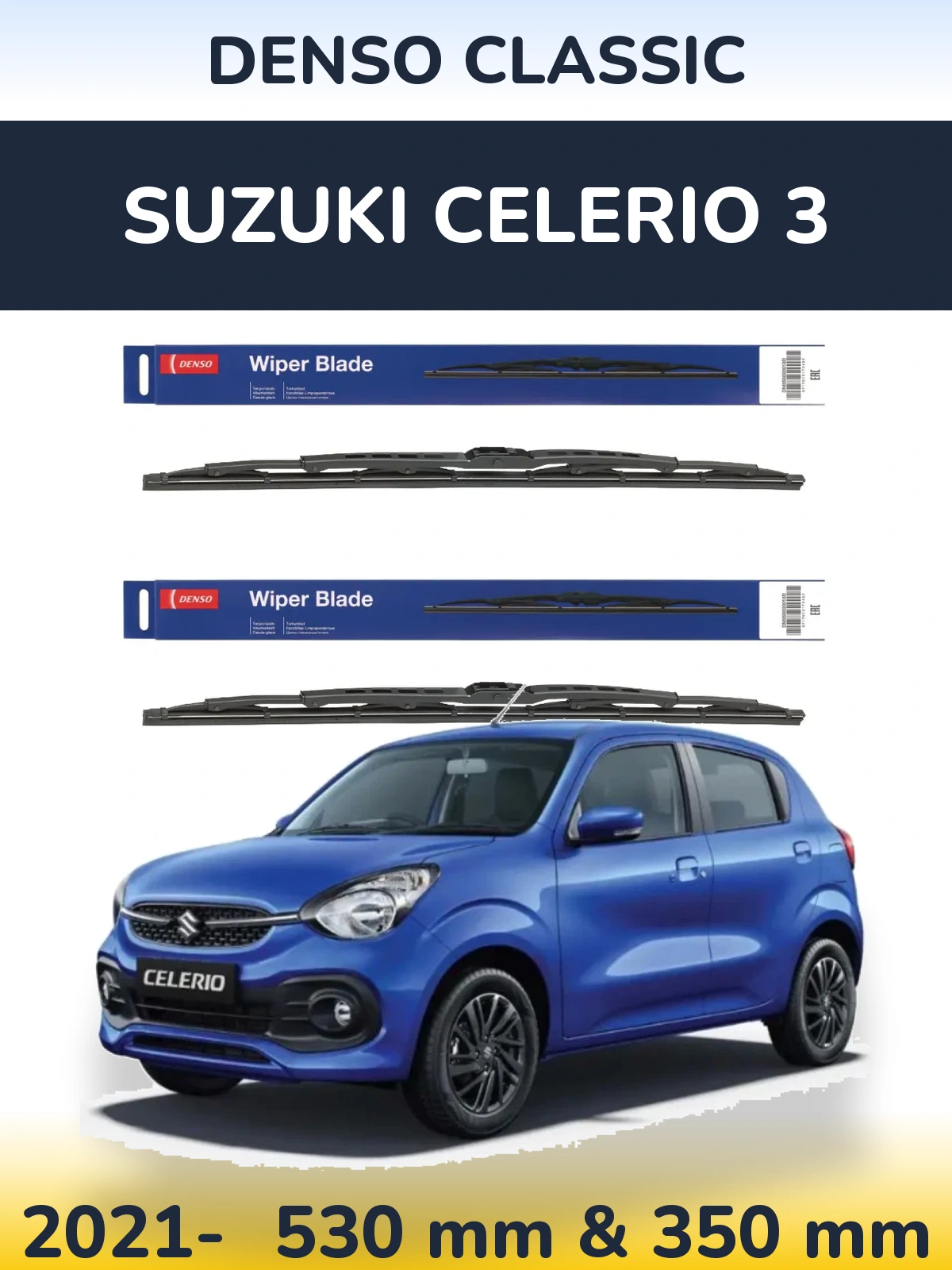 Ștergătoare Denso Classic pentru Suzuki Celerio 3