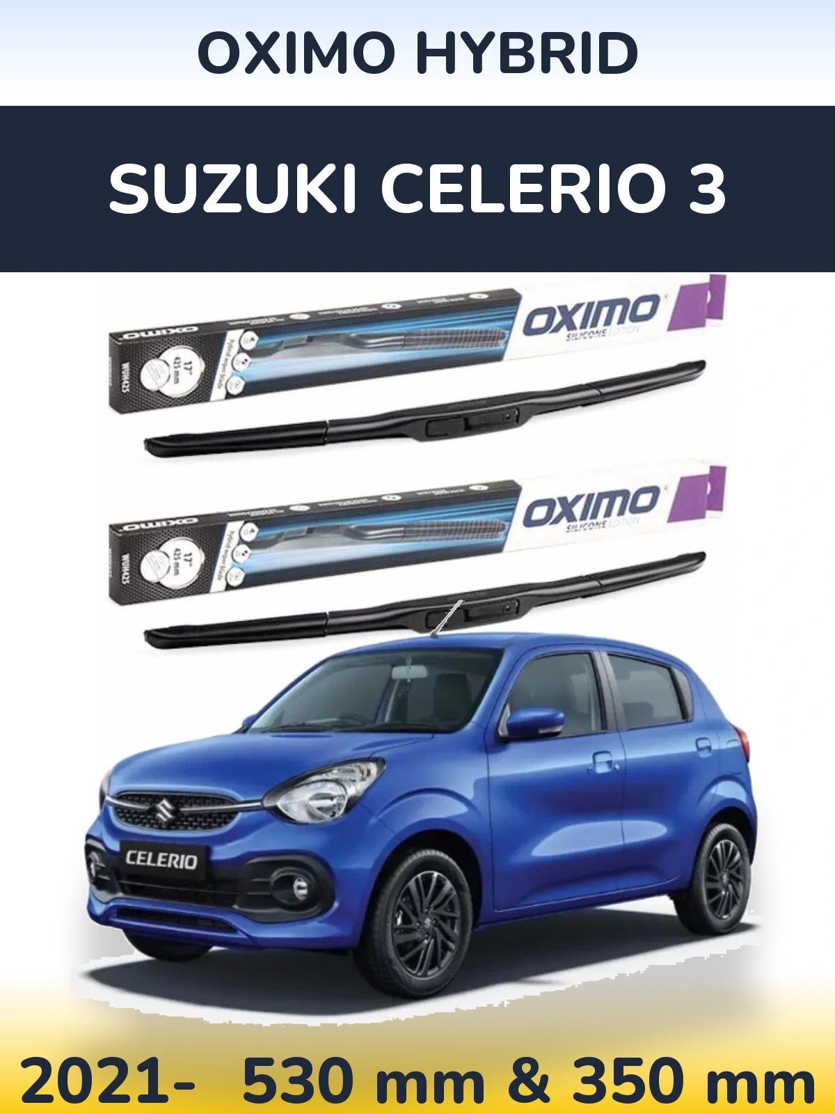 Ștergătoare Oximo Hybrid pentru Suzuki Celerio 3