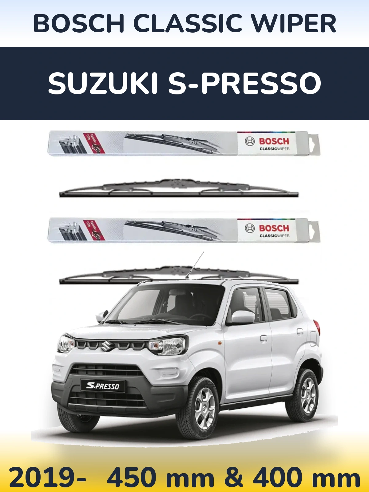 Ștergătoare BOSCH Classic Wiper pentru Suzuki S-Presso
