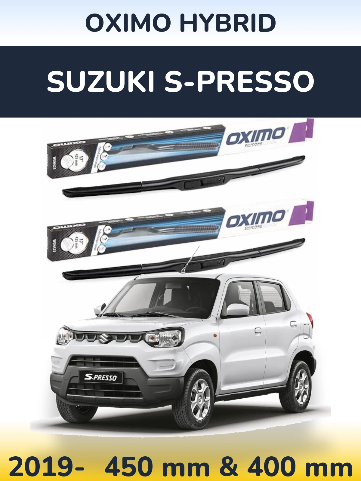 Ștergătoare Oximo Hybrid pentru Suzuki S-Presso