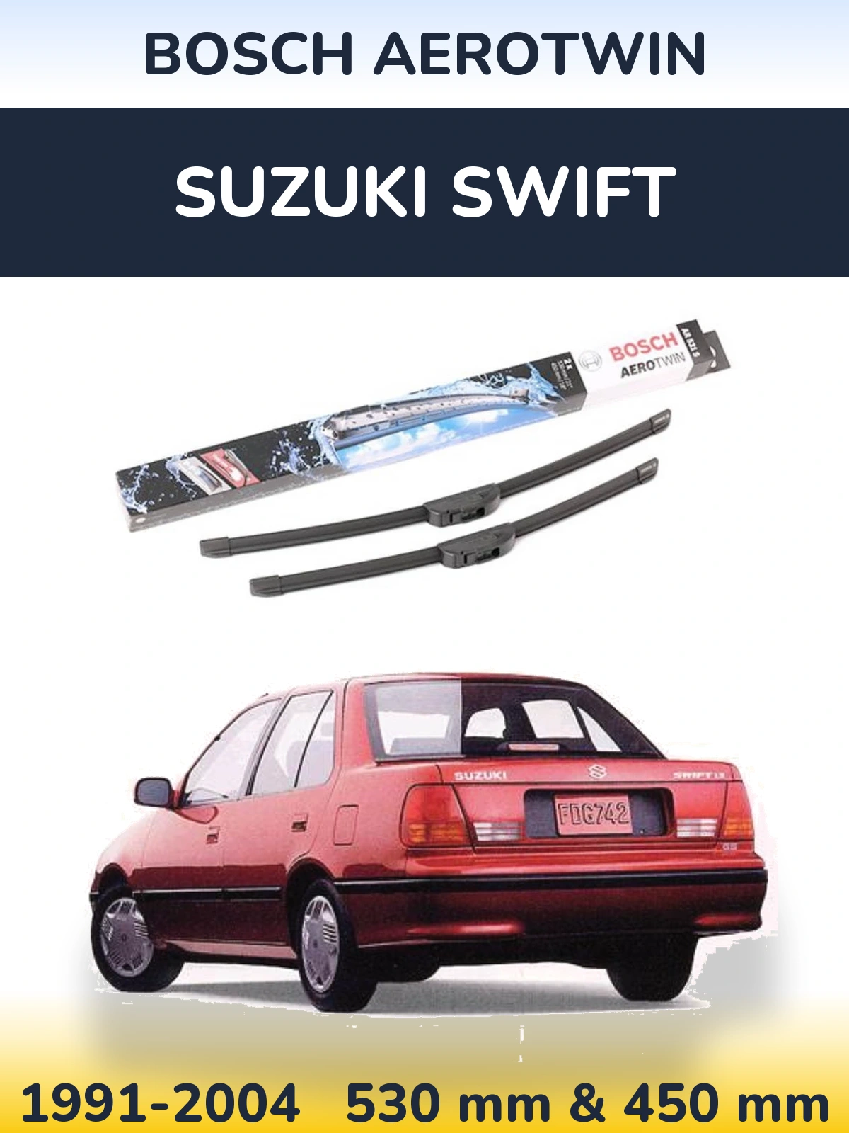 Ștergătoare BOSCH AeroTwin pentru Suzuki Swift