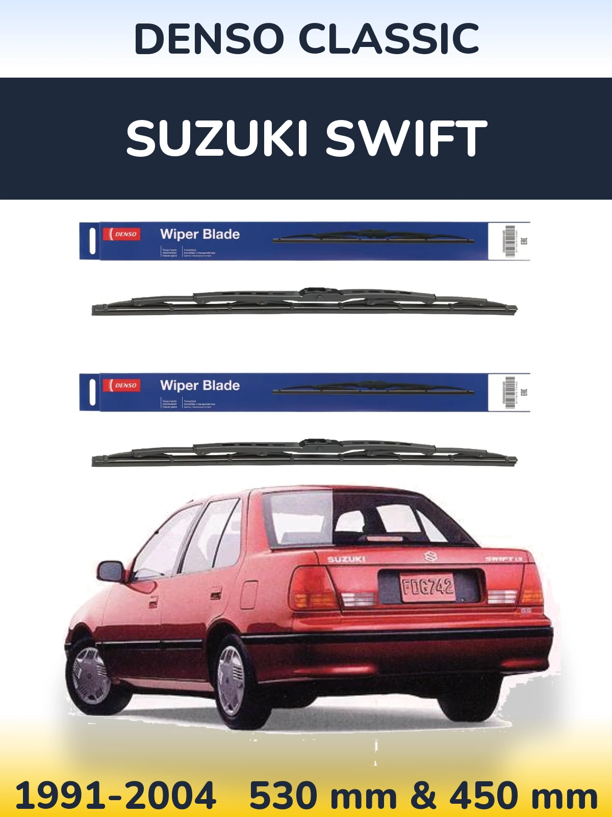 Ștergătoare Denso Classic pentru Suzuki Swift