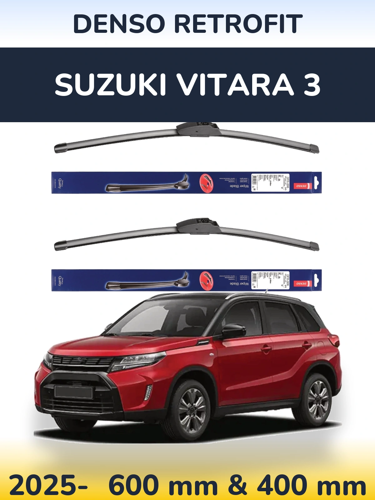 Ștergătoare Denso Retrofit pentru Suzuki Vitara 3