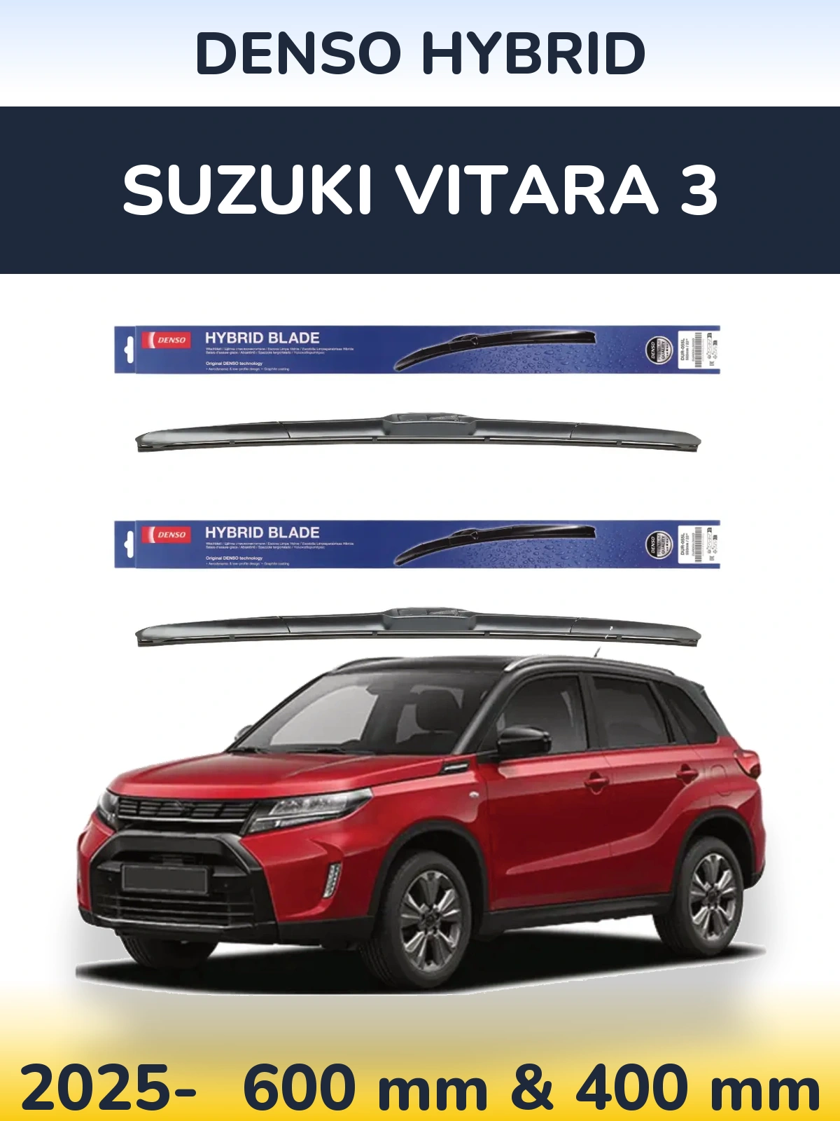 Ștergătoare Denso Hybrid pentru Suzuki Vitara 3
