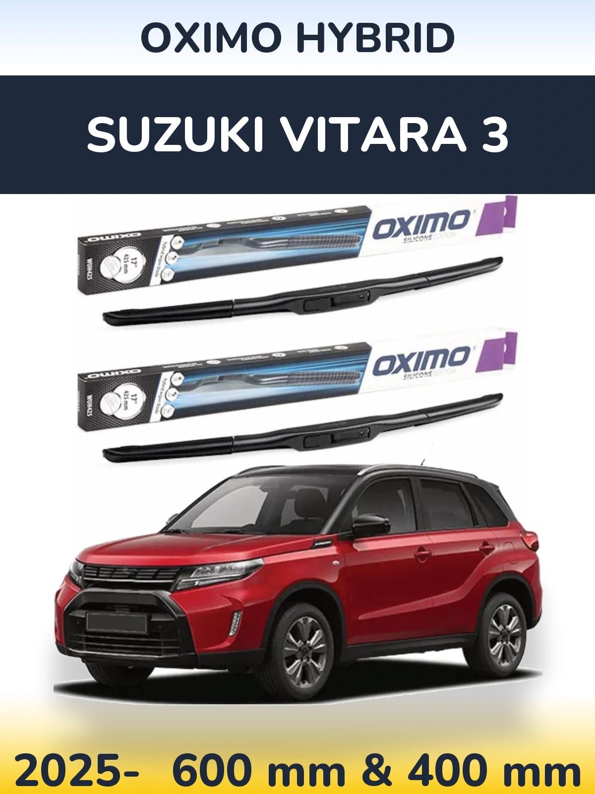Ștergătoare Oximo Hybrid pentru Suzuki Vitara 3