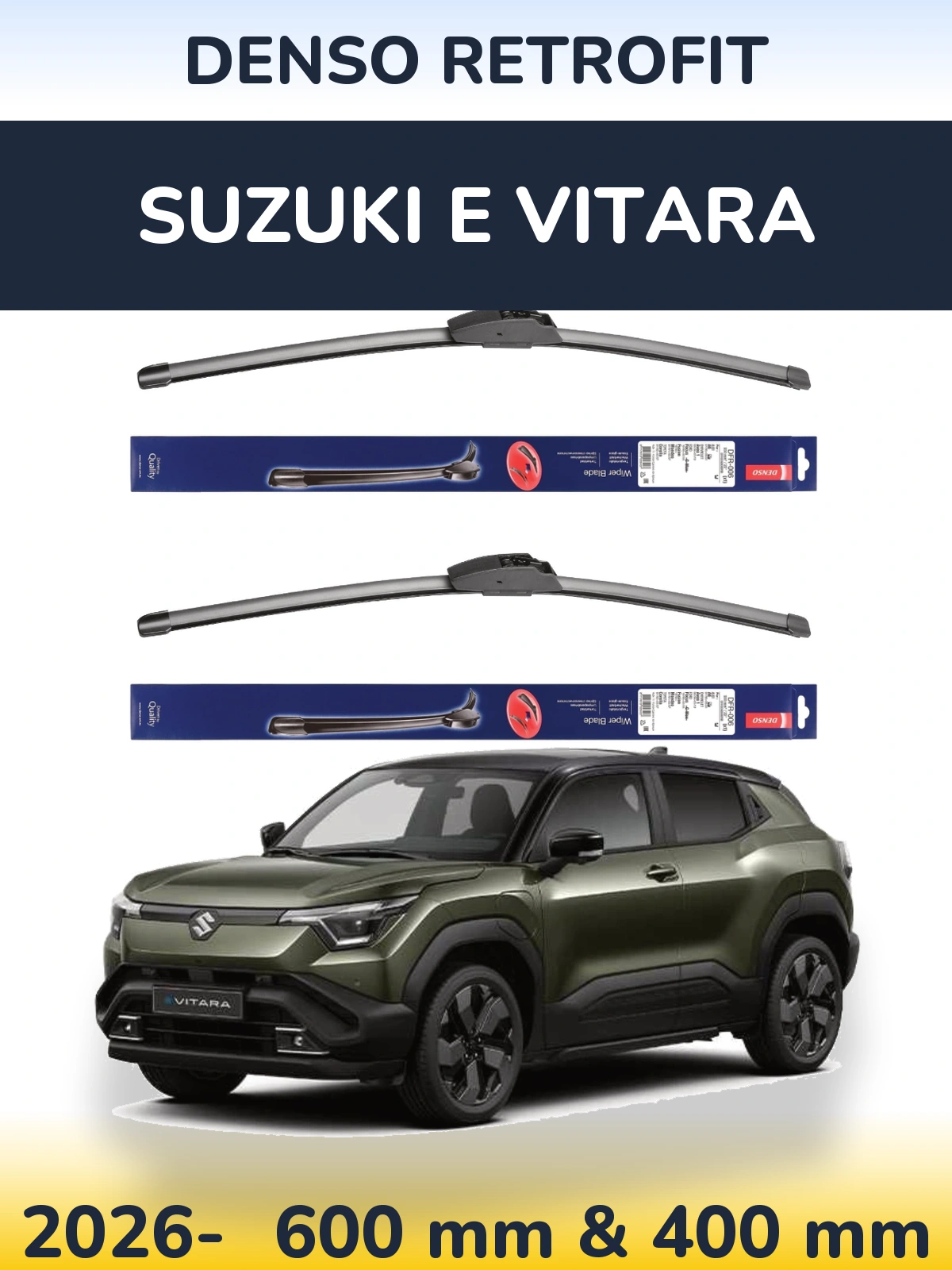 Ștergătoare Denso Retrofit pentru Suzuki e Vitara
