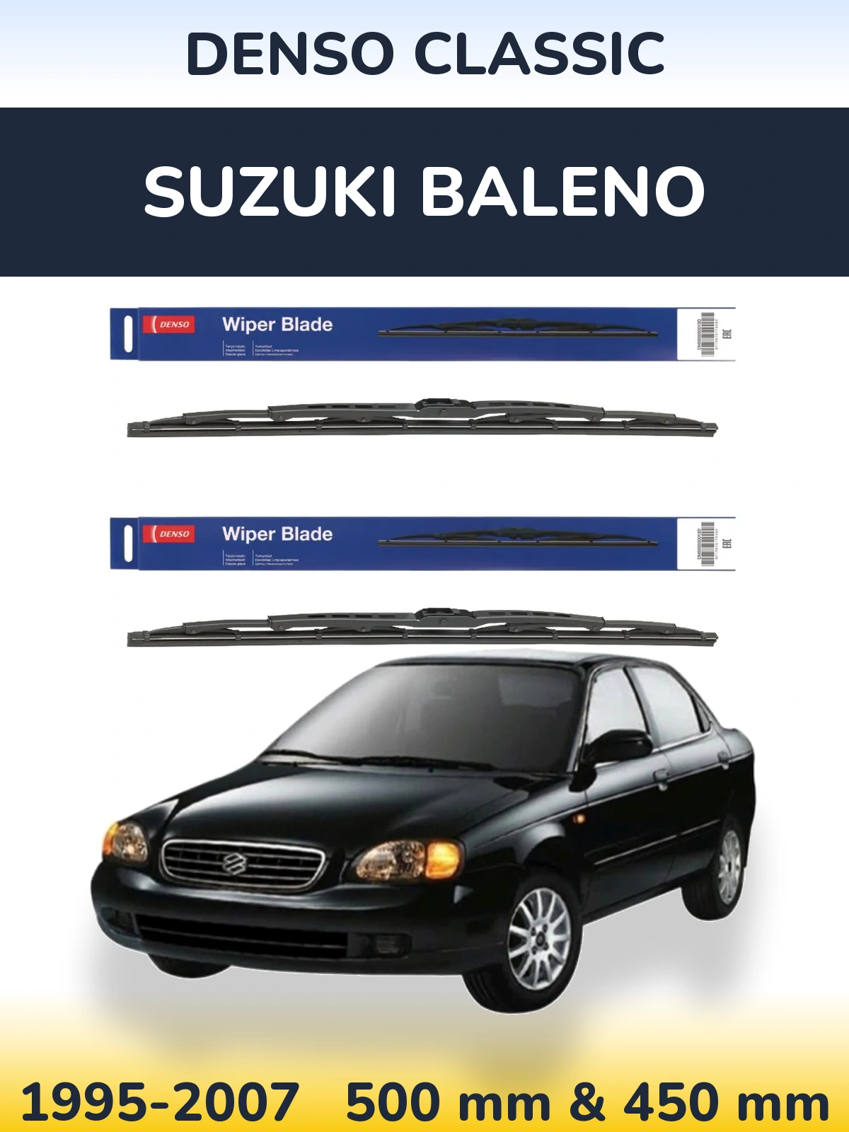 Ștergătoare Denso Classic pentru Suzuki Baleno