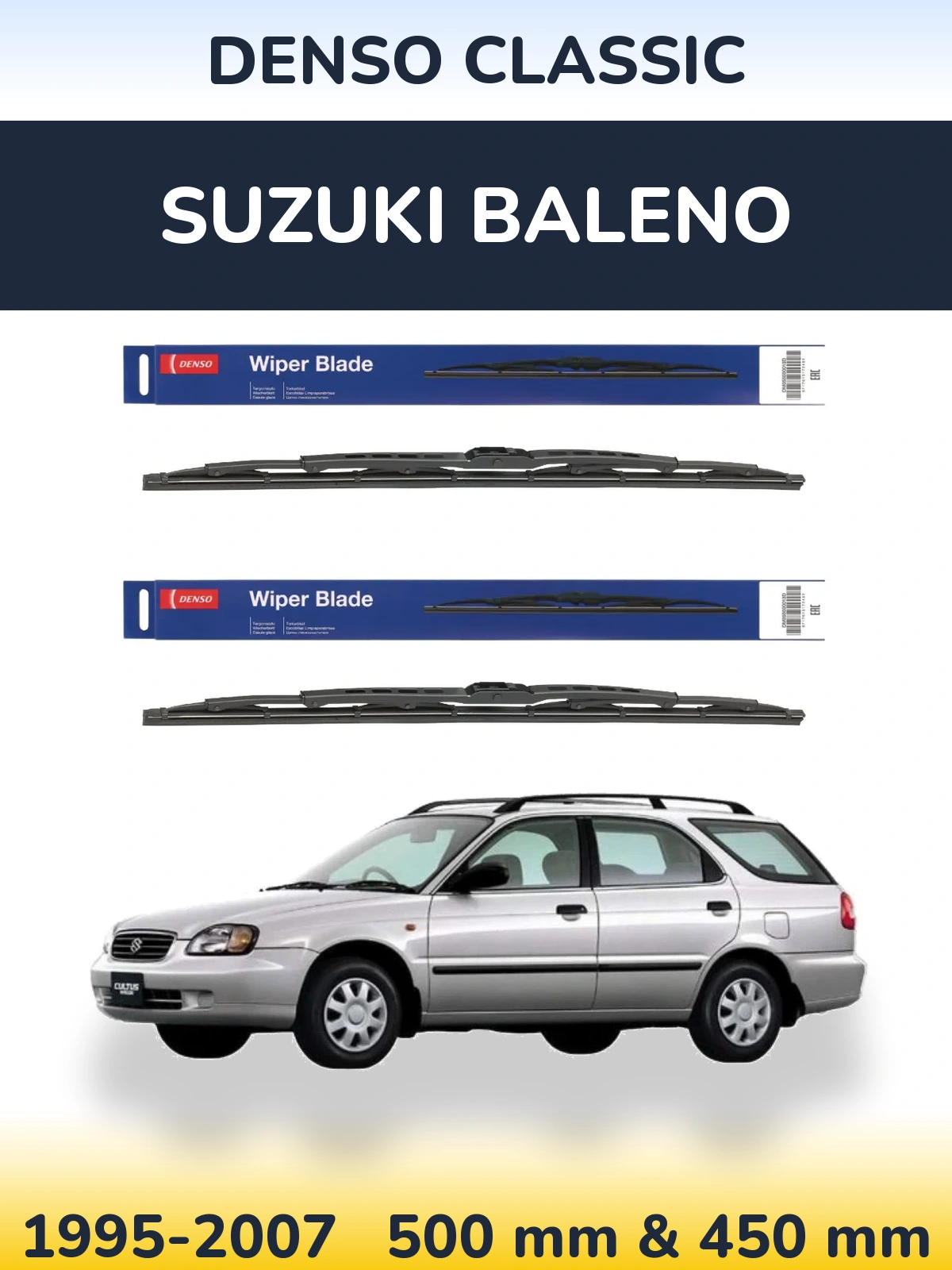 Ștergătoare Denso Classic pentru Suzuki Baleno