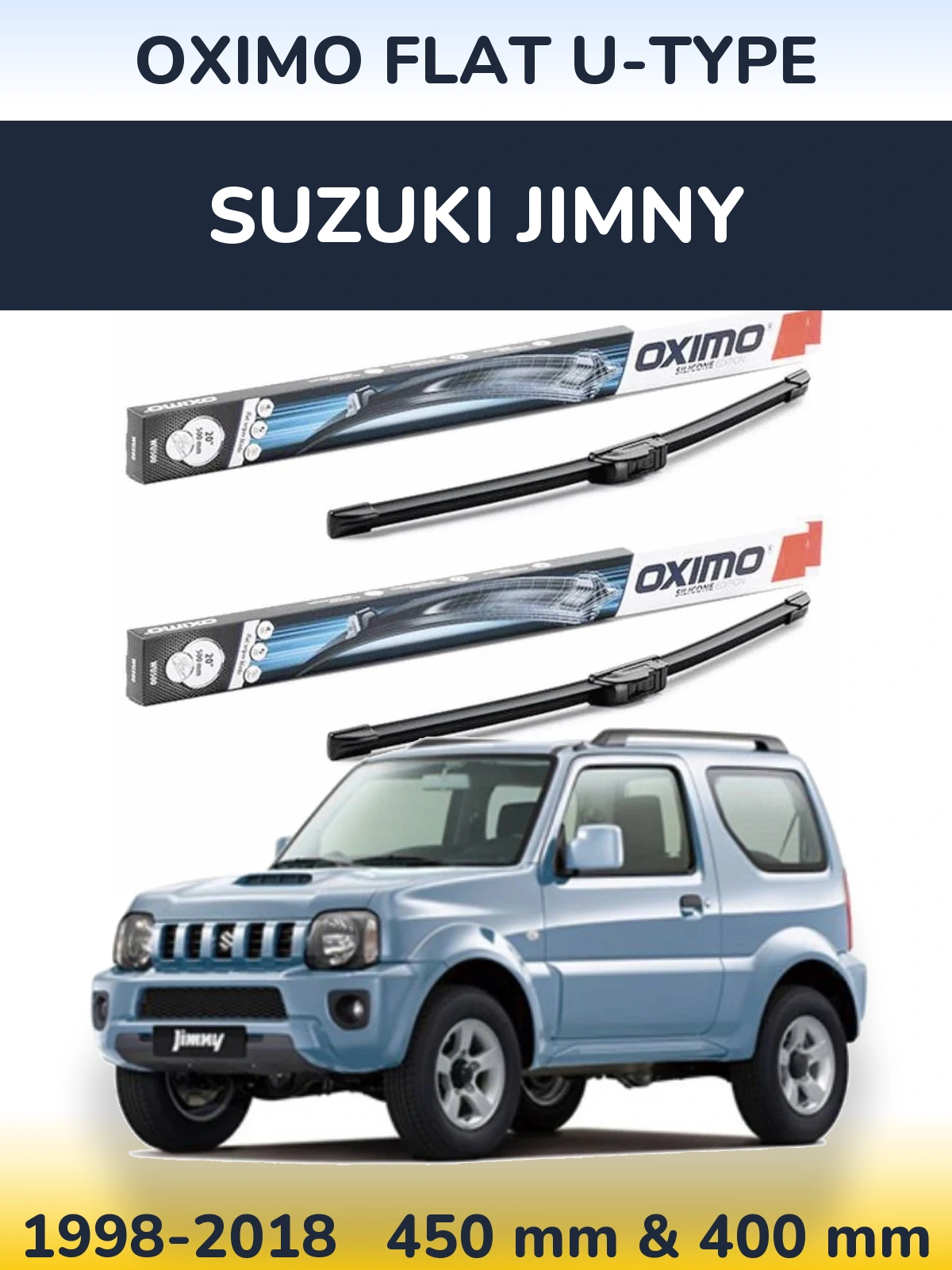 Ștergătoare Oximo Flat U-type pentru Suzuki Jimny